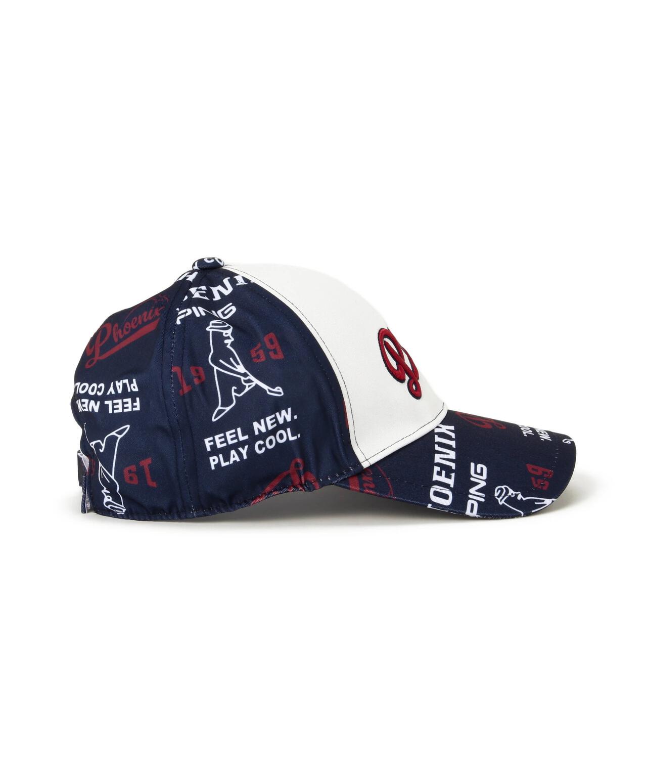 【PING APPAREL】Mr.PING総柄プリントキャップ ＜NATIVE＞ (UNISEX)