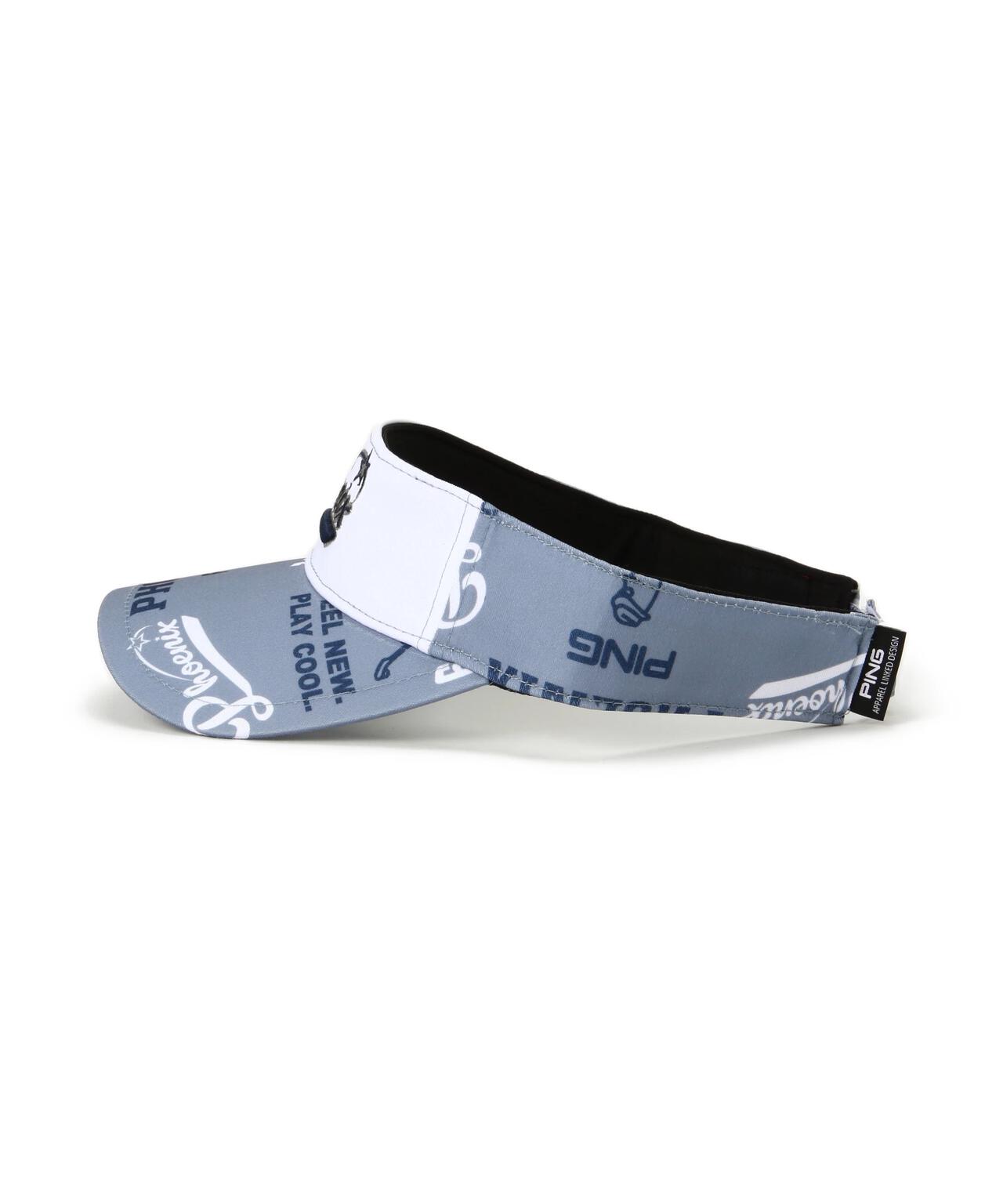 【PING APPAREL】Mr.PING総柄プリントバイザー ＜NATIVE＞ (UNISEX)