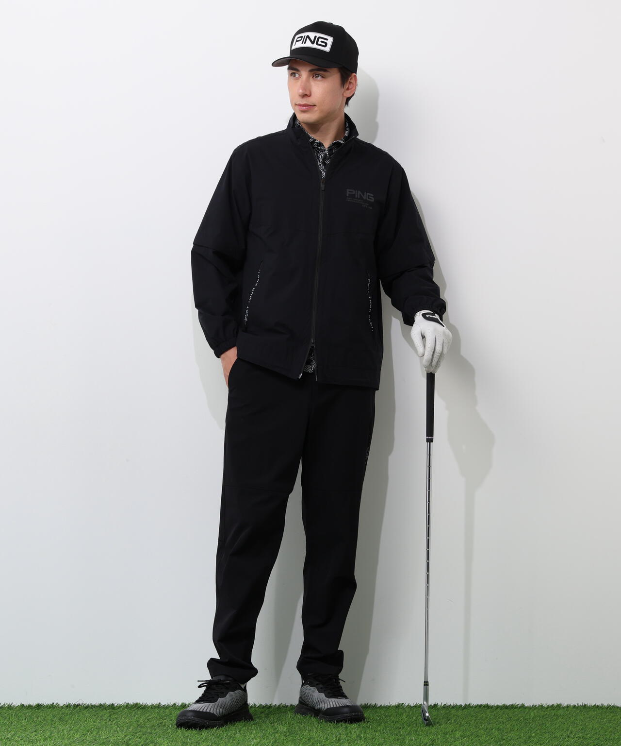 【PING APPAREL】テラエステルストレッチ2WAY撥水ブルゾン ＜PERFORMANCE＞ (MENS)