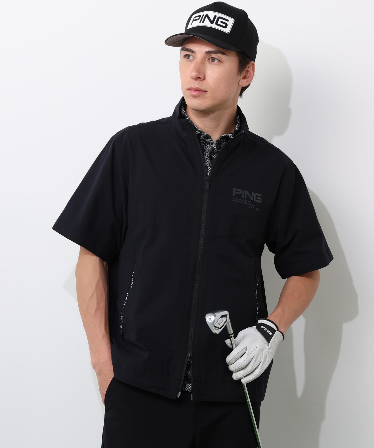 【PING APPAREL】テラエステルストレッチ2WAY撥水ブルゾン ＜PERFORMANCE＞ (MENS)