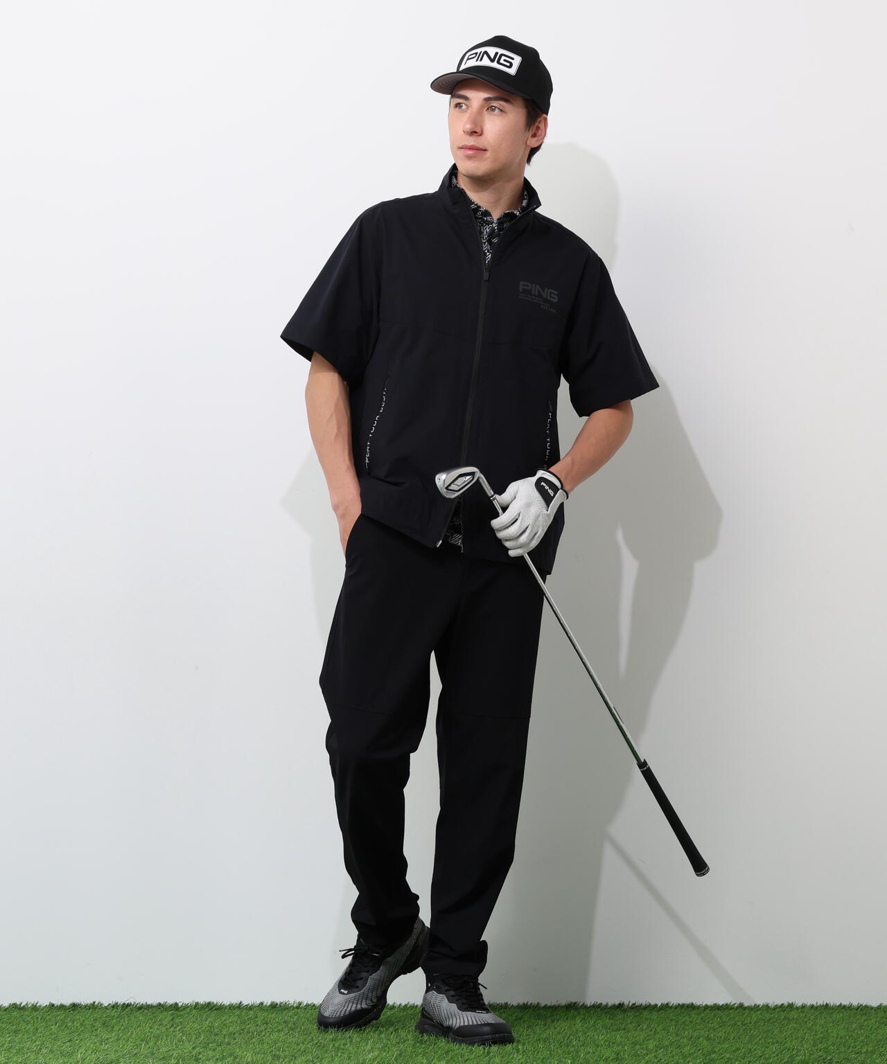 【PING APPAREL】テラエステルストレッチ2WAY撥水ブルゾン ＜PERFORMANCE＞ (MENS)