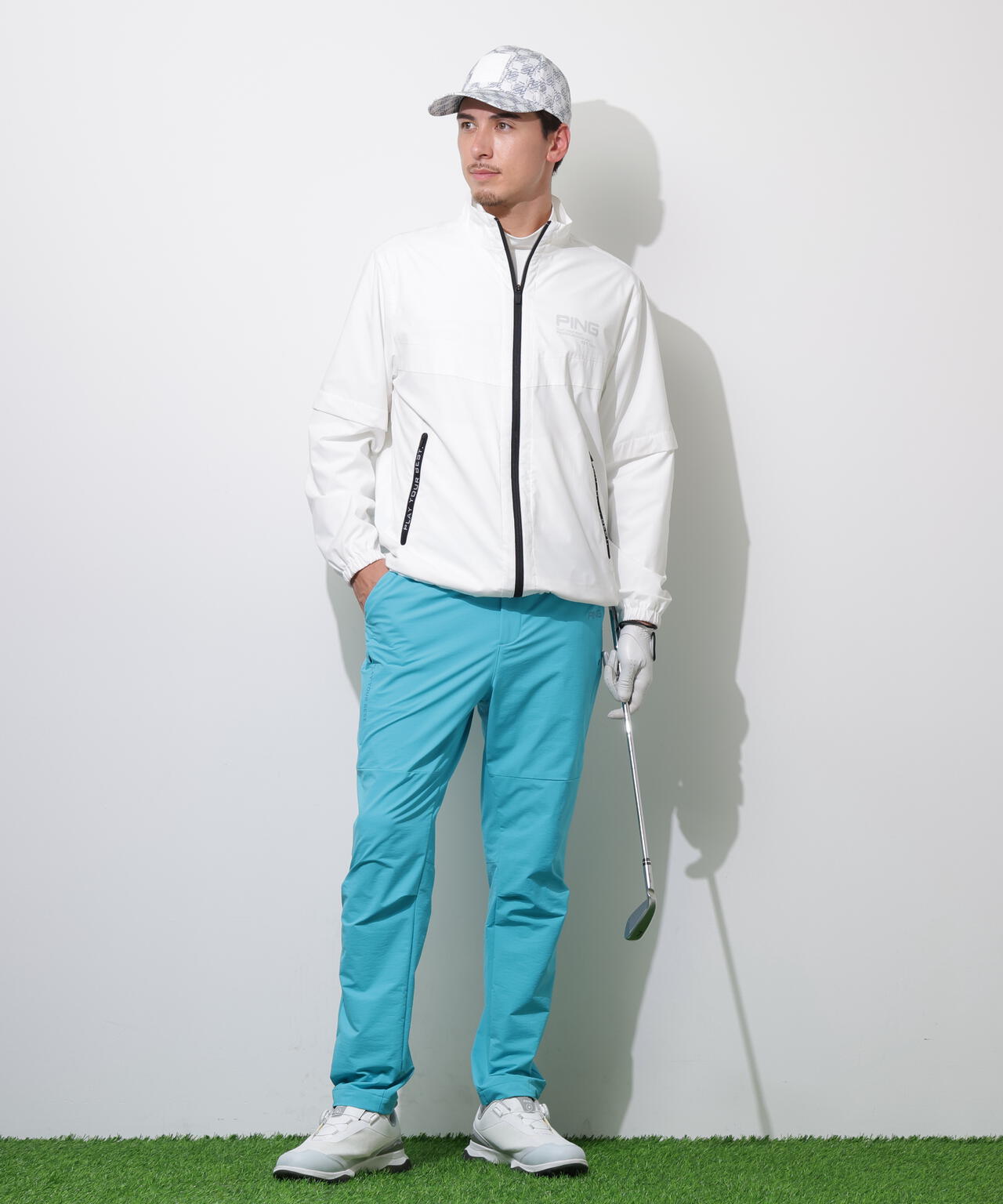 PING APPAREL】テラエステルストレッチ2WAY撥水ブルゾン ＜PERFORMANCE