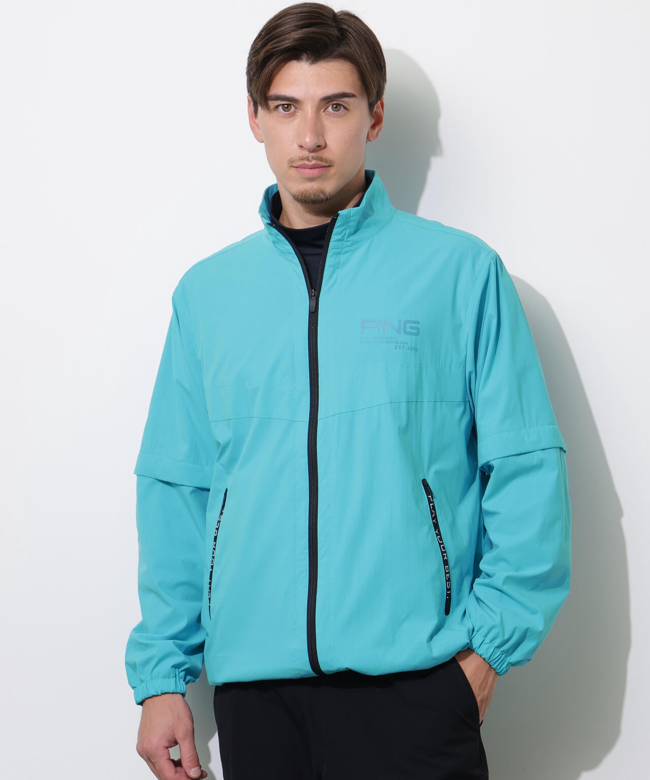 PING APPAREL】テラエステルストレッチ2WAY撥水ブルゾン ＜PERFORMANCE