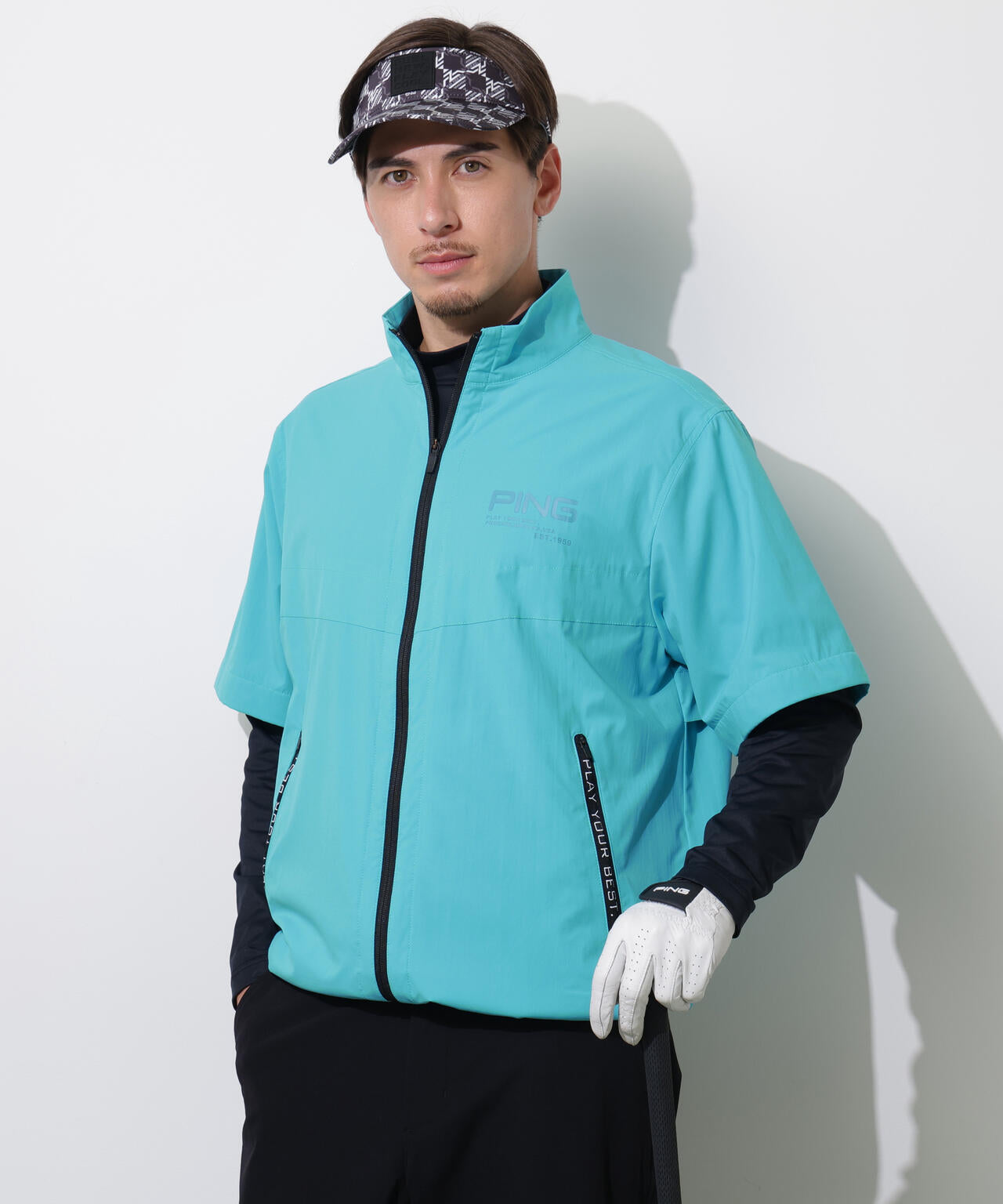 【PING APPAREL】テラエステルストレッチ2WAY撥水ブルゾン ＜PERFORMANCE＞ (MENS)