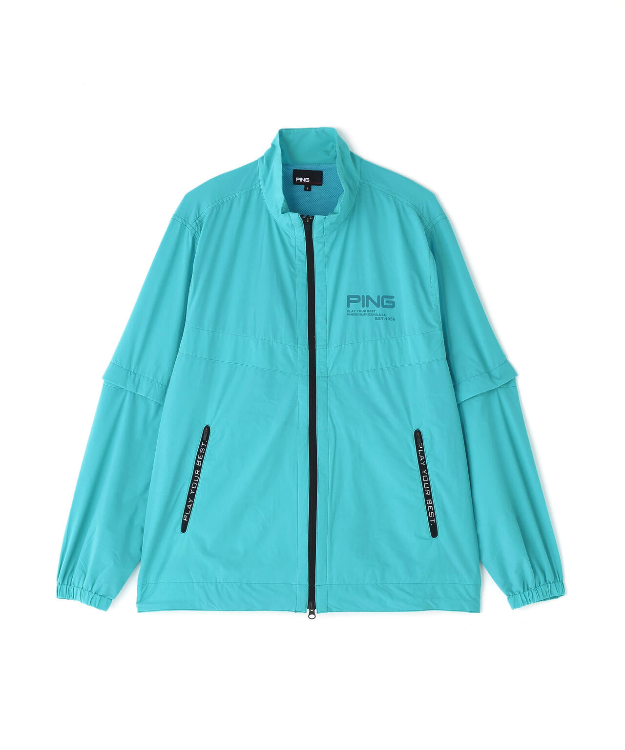【PING APPAREL】テラエステルストレッチ2WAY撥水ブルゾン ＜PERFORMANCE＞ (MENS)
