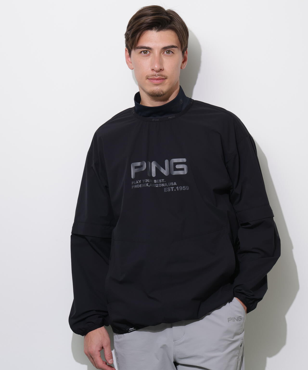 PING APPAREL】ストレッチリップストップ2WAYブルゾン ＜PERFORMANCE