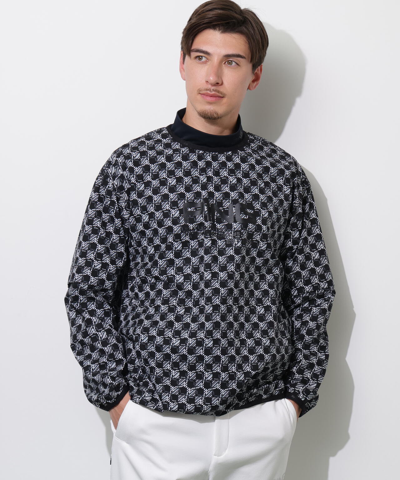 PING ストレッチリップストップ2WAYブルゾン　Mサイズ PING APPAREL】ストレッチリップストップ2WAYブルゾン ＜PERFORMANCE