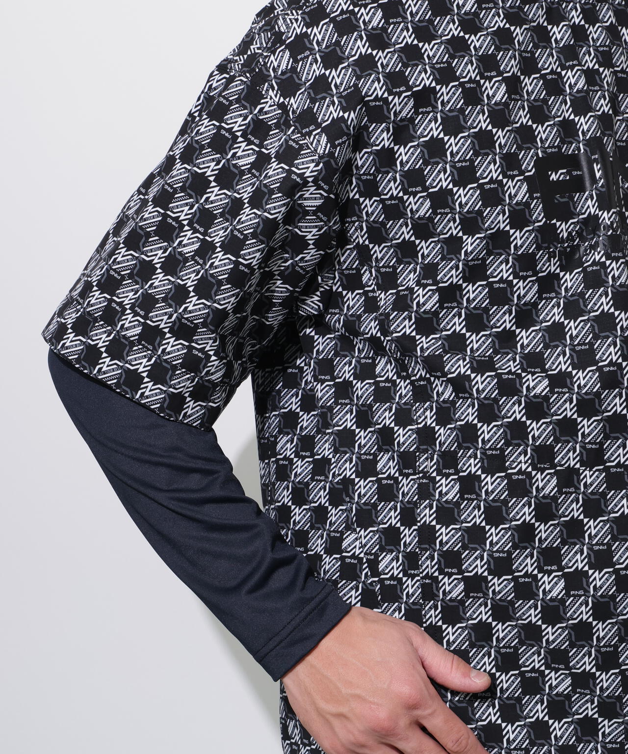 【PING APPAREL】ストレッチリップストップ2WAYブルゾン ＜PERFORMANCE＞ (MENS)