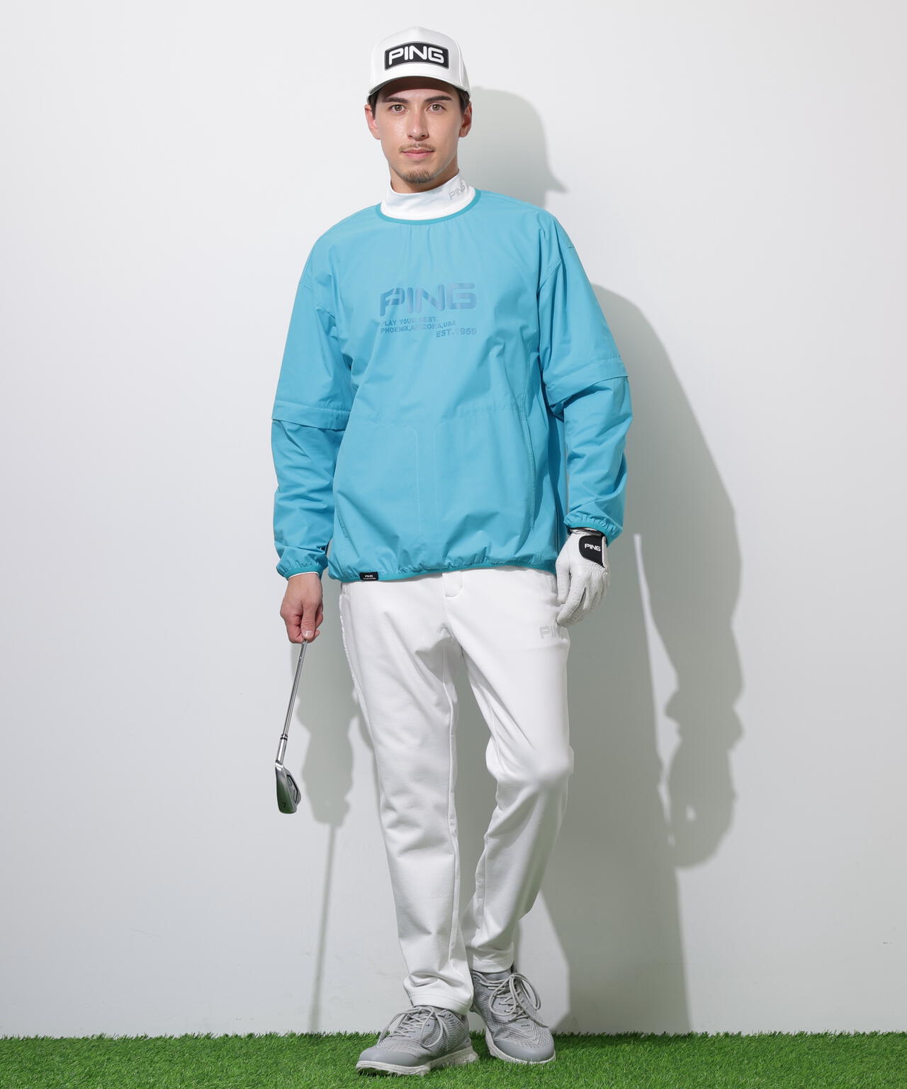 【PING APPAREL】ストレッチリップストップ2WAYブルゾン ＜PERFORMANCE＞ (MENS)