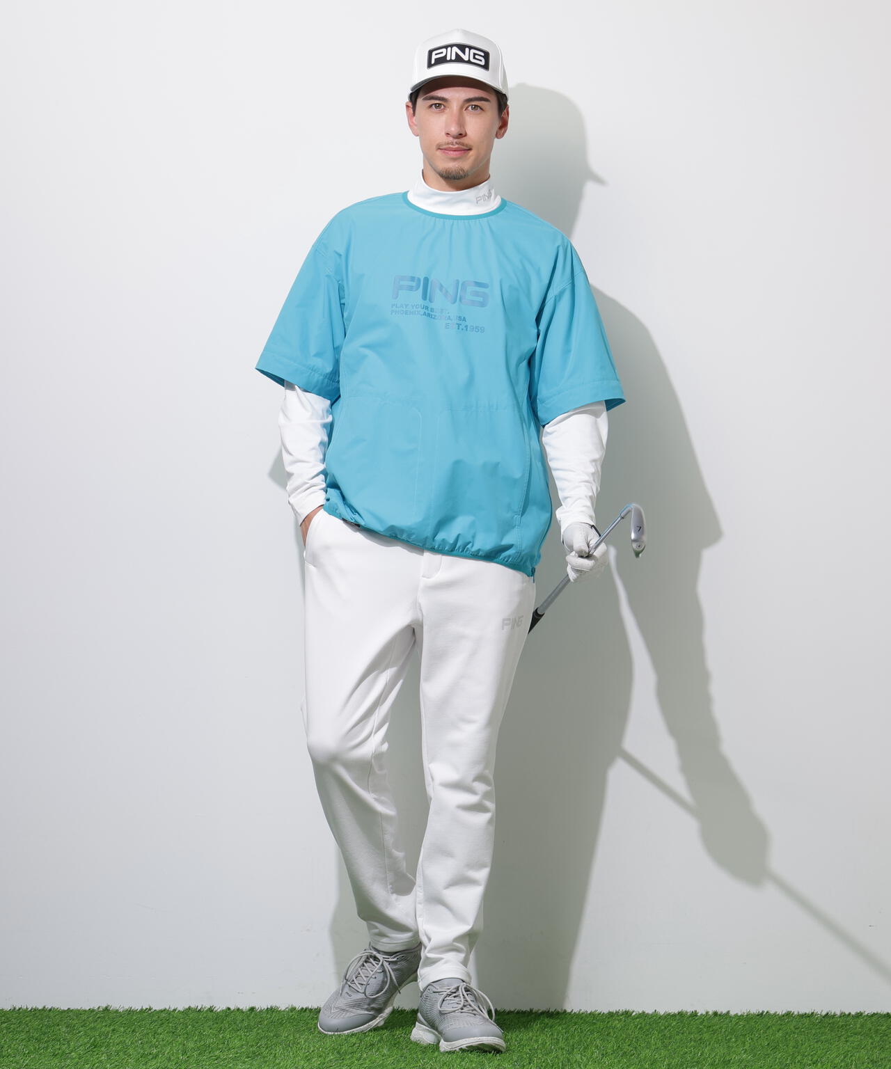 【PING APPAREL】ストレッチリップストップ2WAYブルゾン ＜PERFORMANCE＞ (MENS)