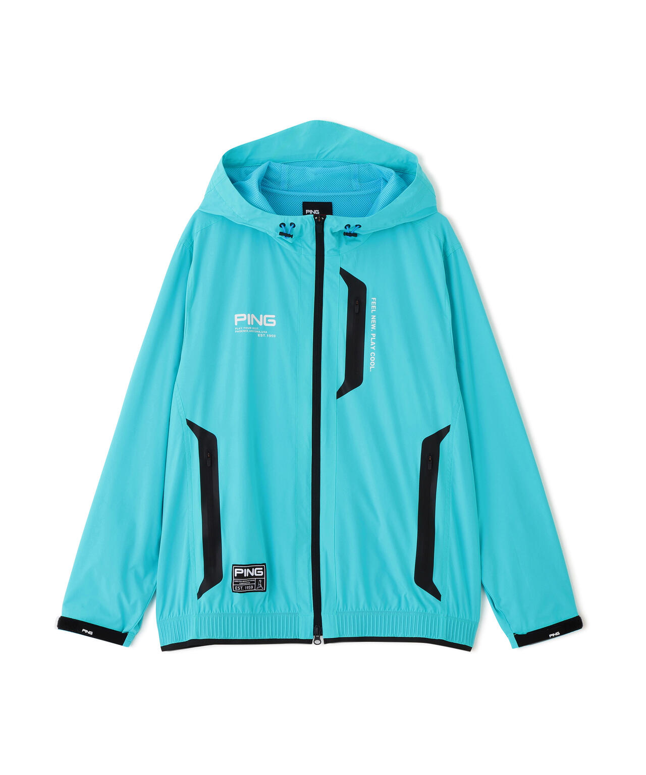 PING APPAREL】撥水フルジップフーディーブルゾン ＜GOLD＞ (MENS