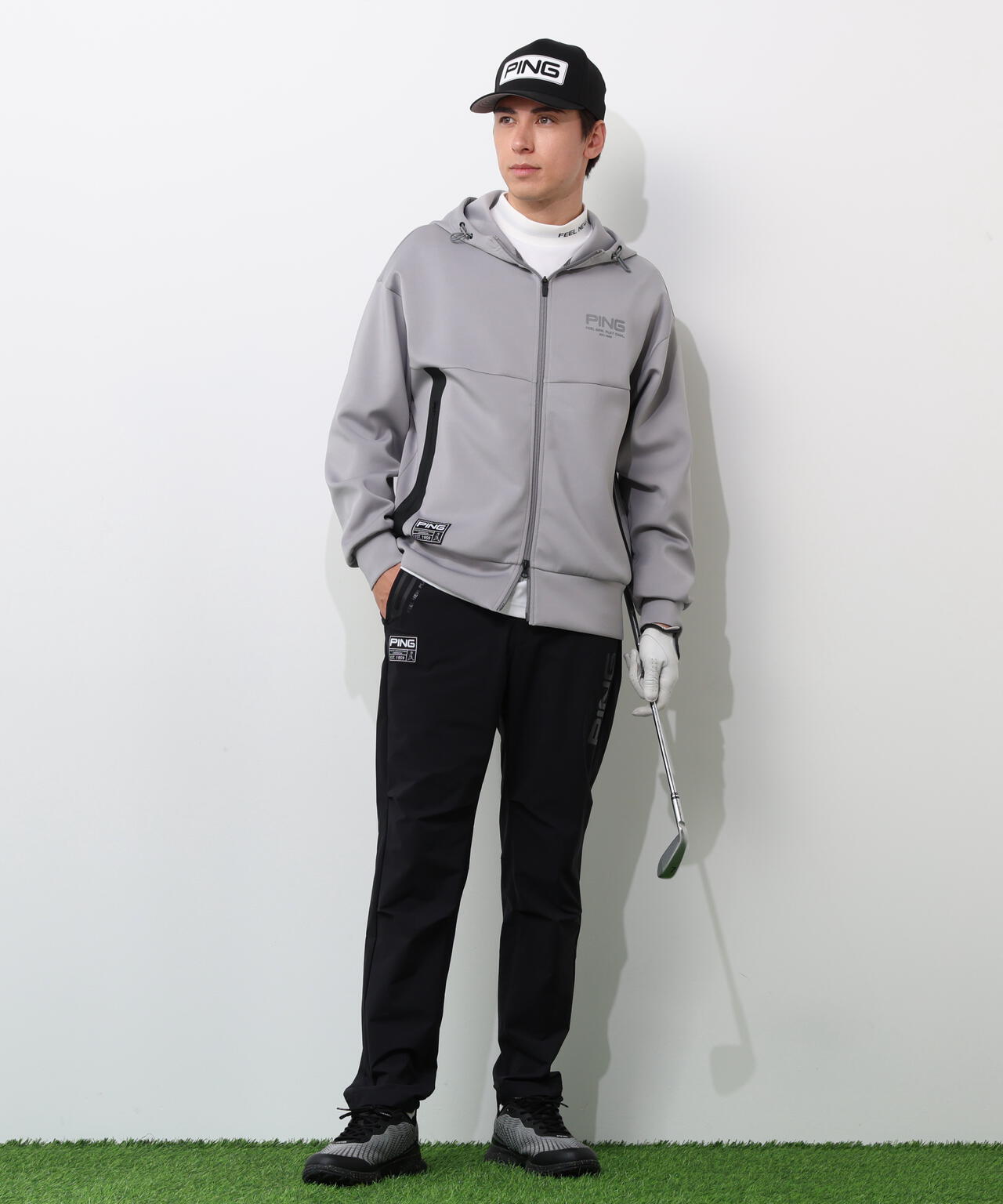 【PING APPAREL】全方向ストレッチパーテックスリミテッドテーパードパンツ ＜GOLD＞ (MENS)