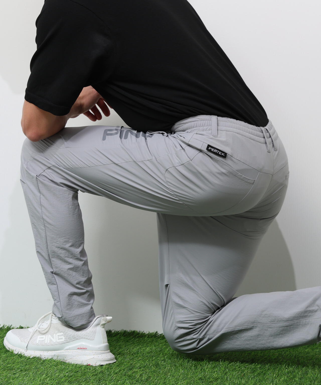 【PING APPAREL】全方向ストレッチパーテックスリミテッドテーパードパンツ ＜GOLD＞ (MENS)