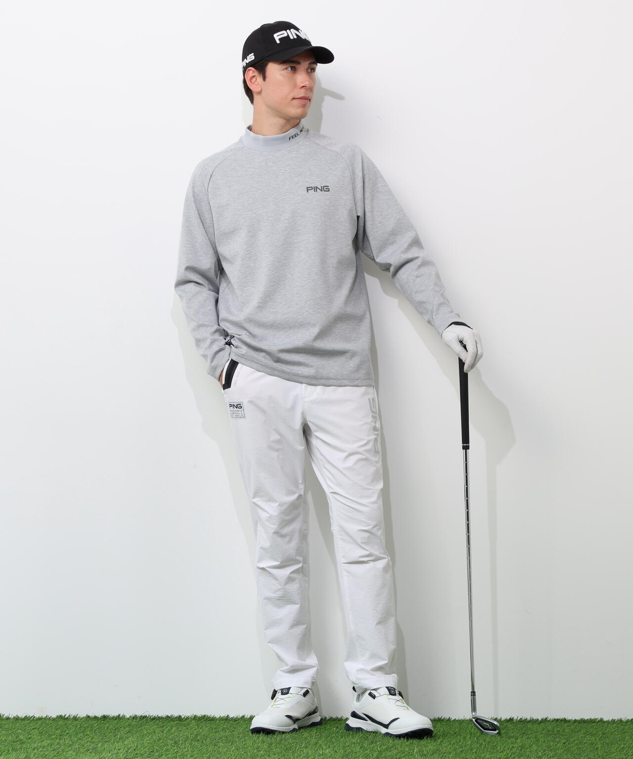 【PING APPAREL】全方向ストレッチパーテックスリミテッドテーパードパンツ ＜GOLD＞ (MENS)