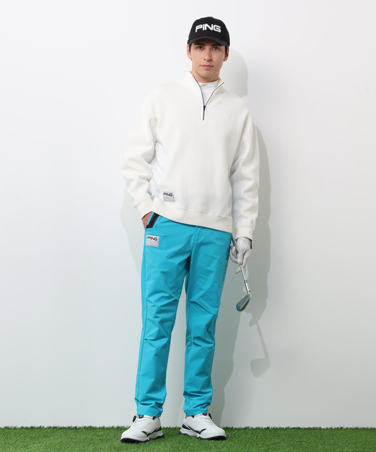 【PING APPAREL】全方向ストレッチパーテックスリミテッドテーパードパンツ ＜GOLD＞ (MENS)