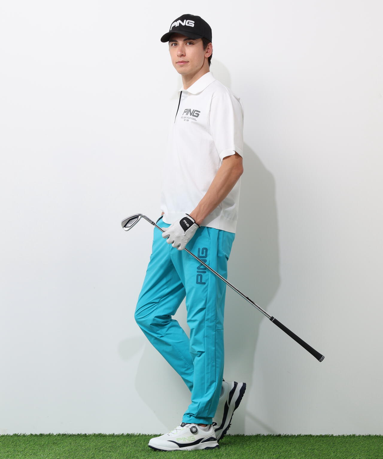 【PING APPAREL】全方向ストレッチパーテックスリミテッドテーパードパンツ ＜GOLD＞ (MENS)