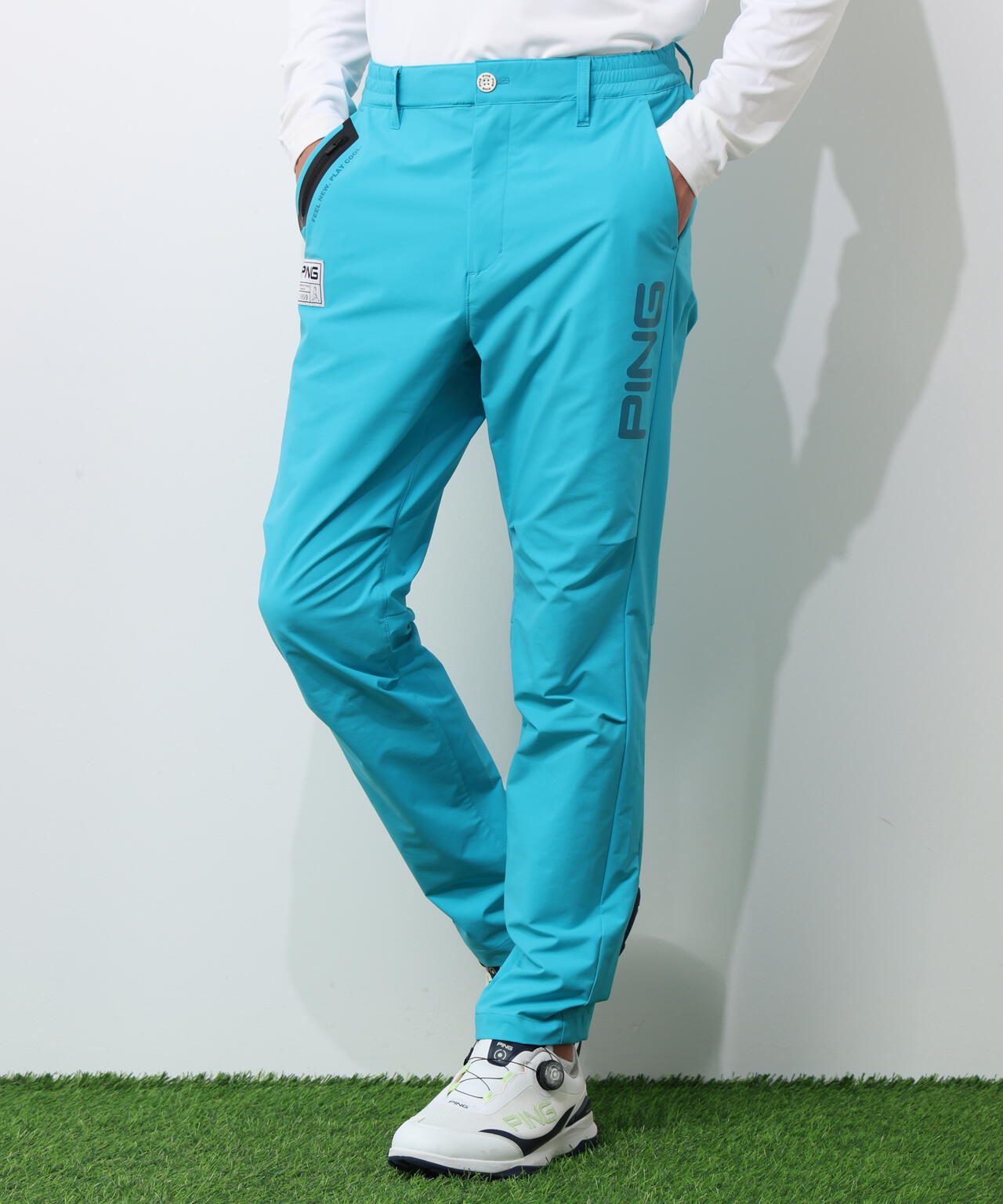 【PING APPAREL】全方向ストレッチパーテックスリミテッドテーパードパンツ ＜GOLD＞ (MENS)