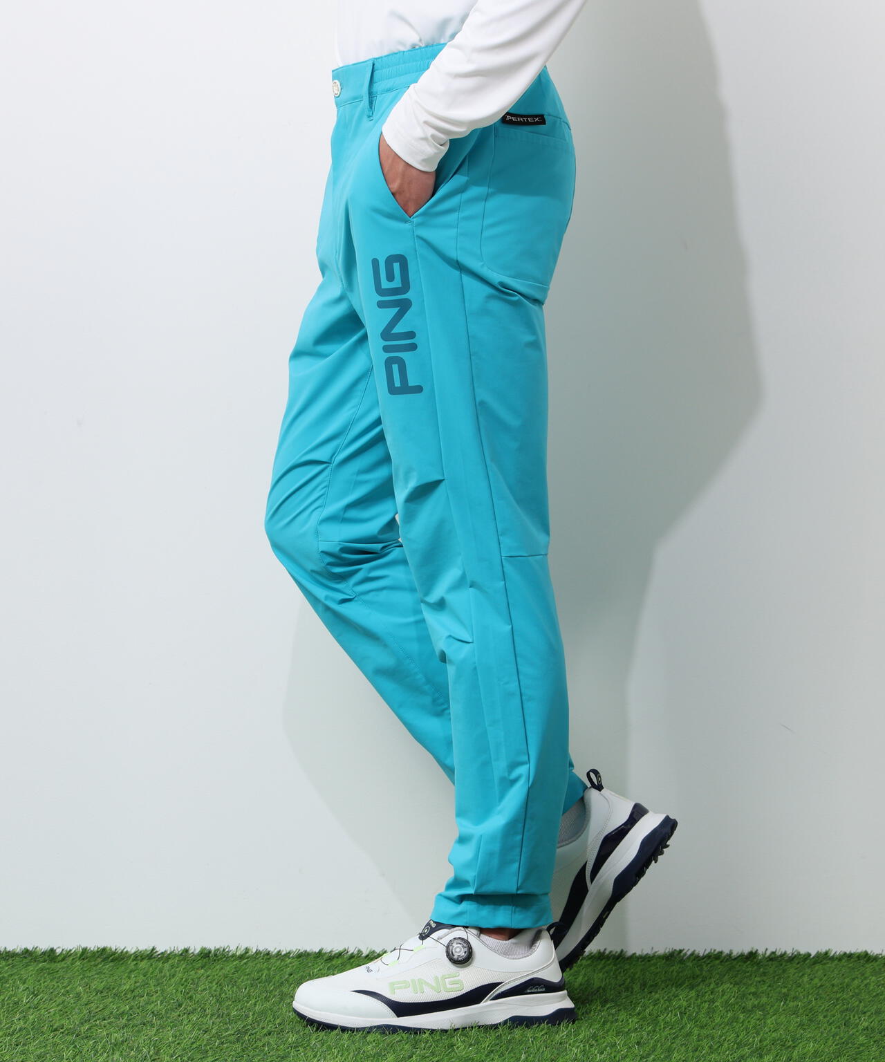 【PING APPAREL】全方向ストレッチパーテックスリミテッドテーパードパンツ ＜GOLD＞ (MENS)