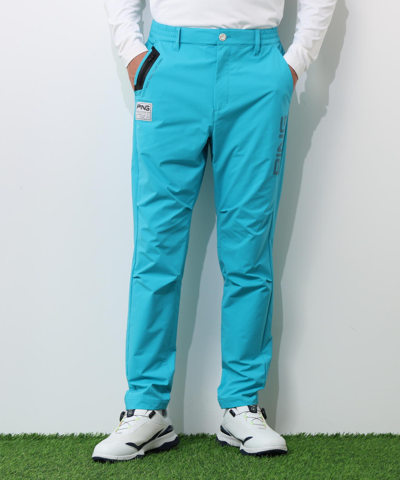 【PING APPAREL】全方向ストレッチパーテックスリミテッドテーパードパンツ ＜GOLD＞ (MENS)