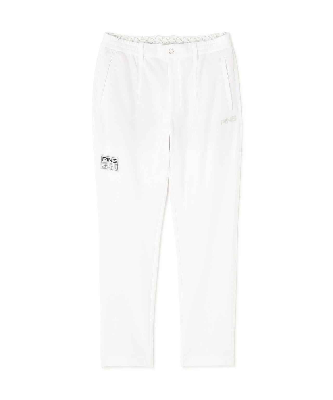 【PING APPAREL】全方向ストレッチ 接結裏メッシュスウェットテーパードパンツ ＜GOLD＞ (MENS)