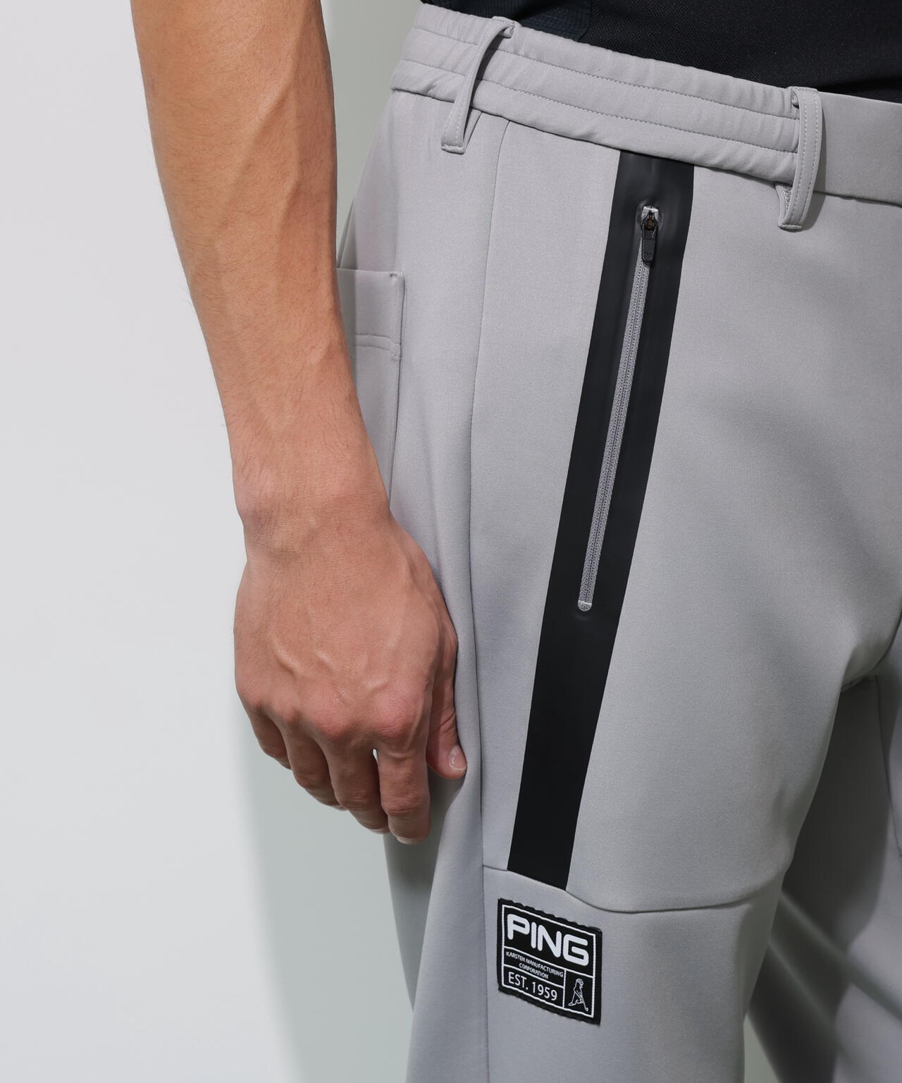 【PING APPAREL】ダンボールニットテーパードパンツ  ＜GOLD＞ (MENS)