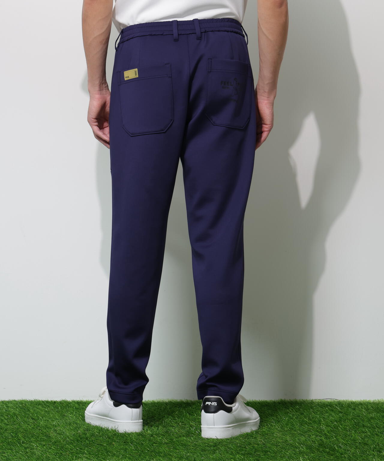 【PING APPAREL】ダンボールニットテーパードパンツ  ＜GOLD＞ (MENS)