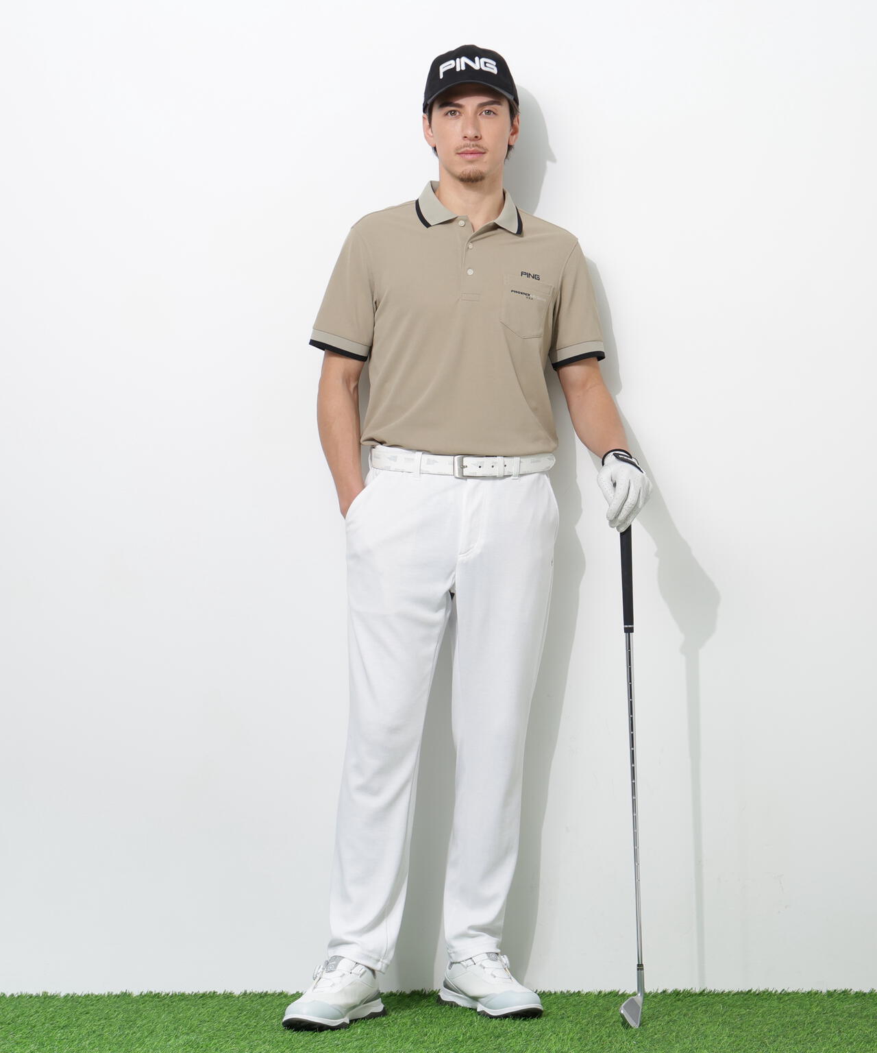 PING APPAREL】全方向ストレッチダブルフェイスドライミックスアイ