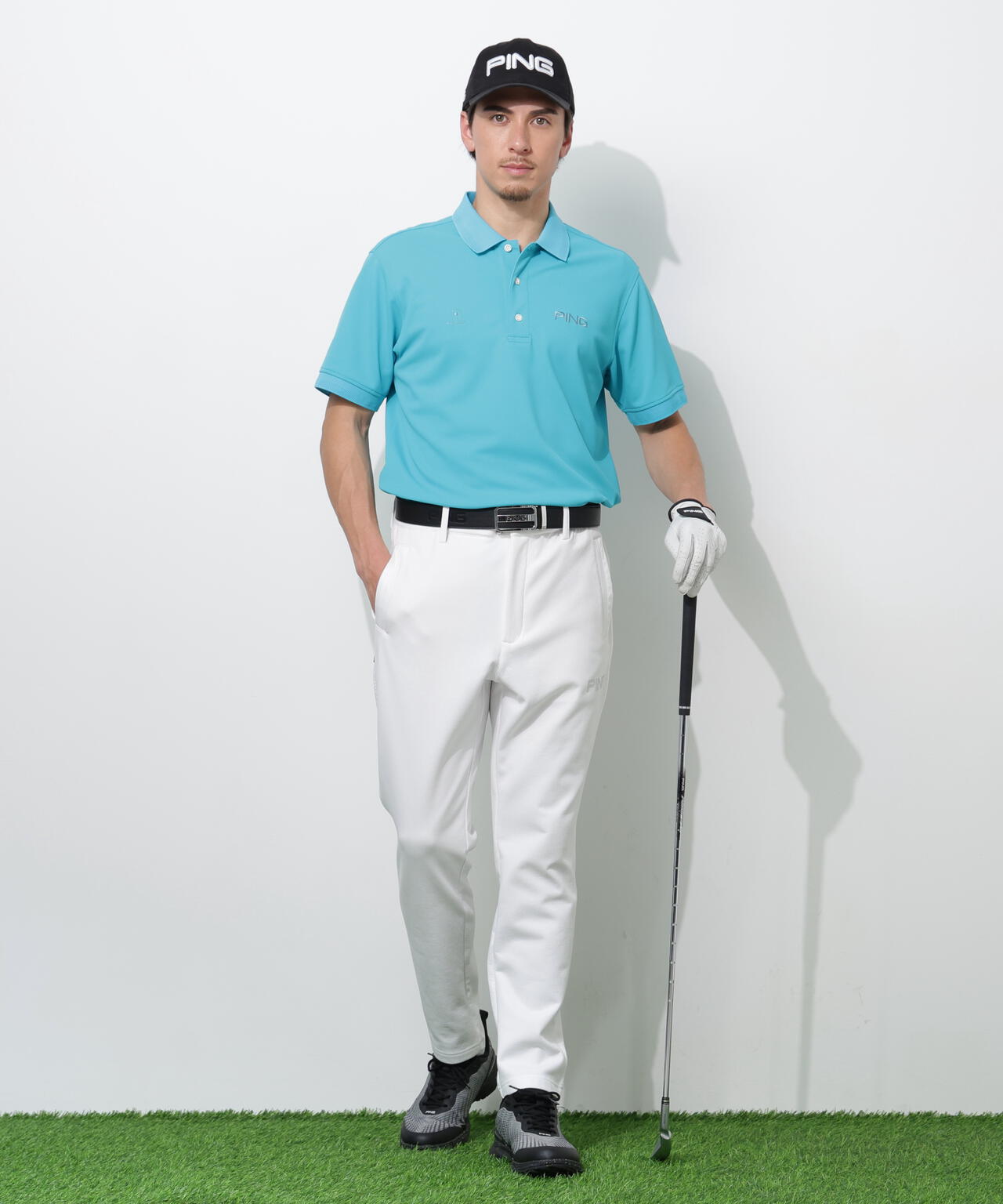 【PING APPAREL】全方向ストレッチ 接結裏メッシュスウェットテーパードパンツ ＜PERFORMANCE＞ (MENS)