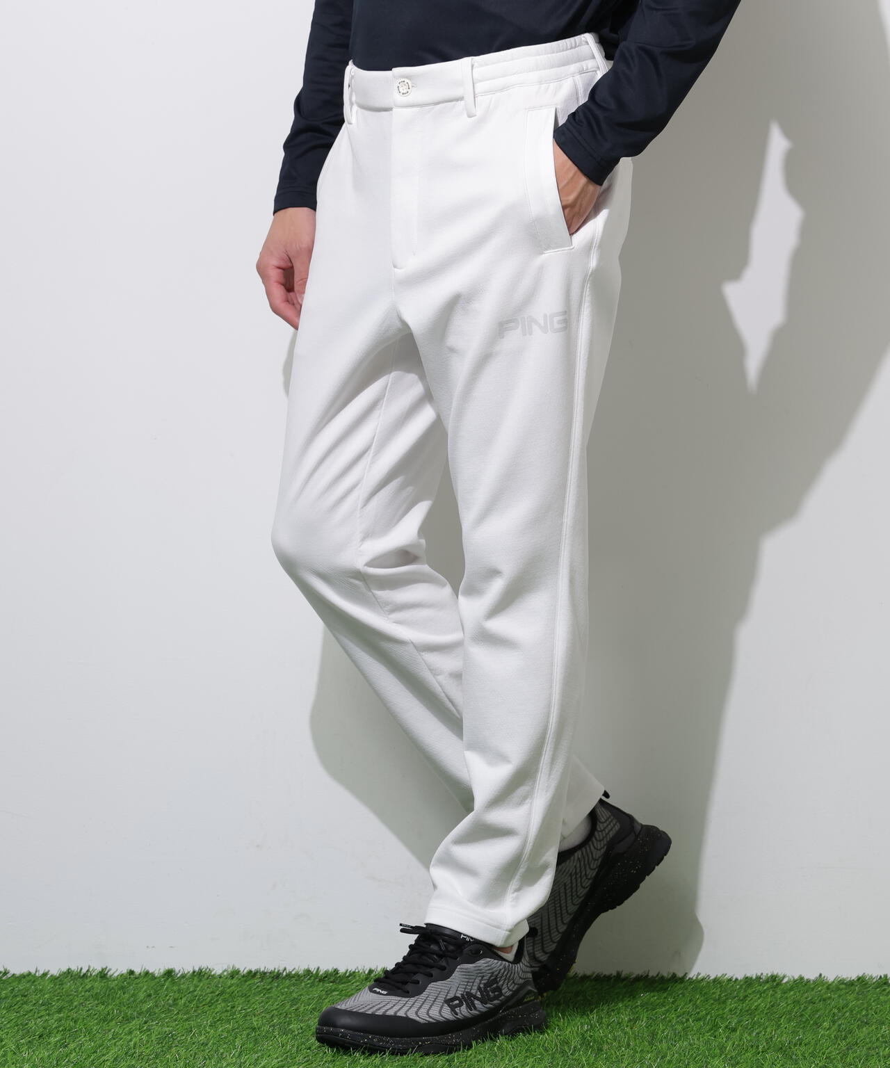 【PING APPAREL】全方向ストレッチ 接結裏メッシュスウェットテーパードパンツ ＜PERFORMANCE＞ (MENS)