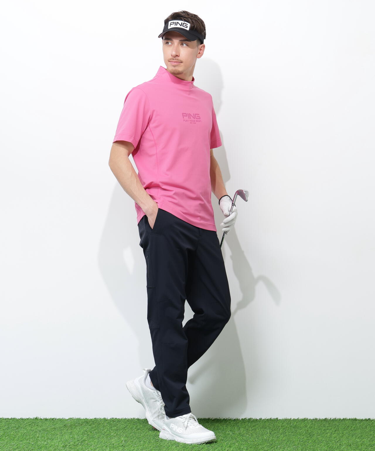 【PING APPAREL】全方向ストレッチ緯二重ツールポケット付きテーパードパンツ ＜PERFORMANCE＞ (MENS)