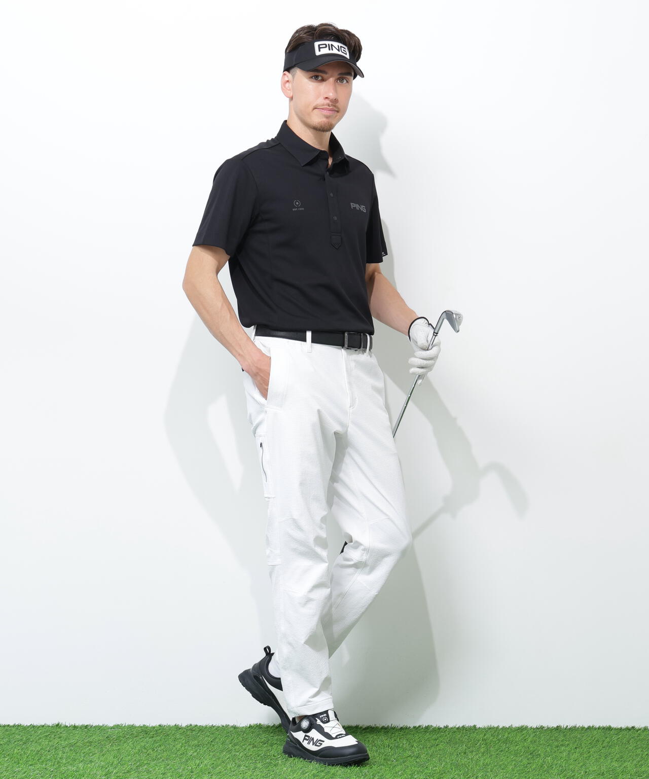 【PING APPAREL】全方向ストレッチ緯二重ツールポケット付きテーパードパンツ ＜PERFORMANCE＞ (MENS)