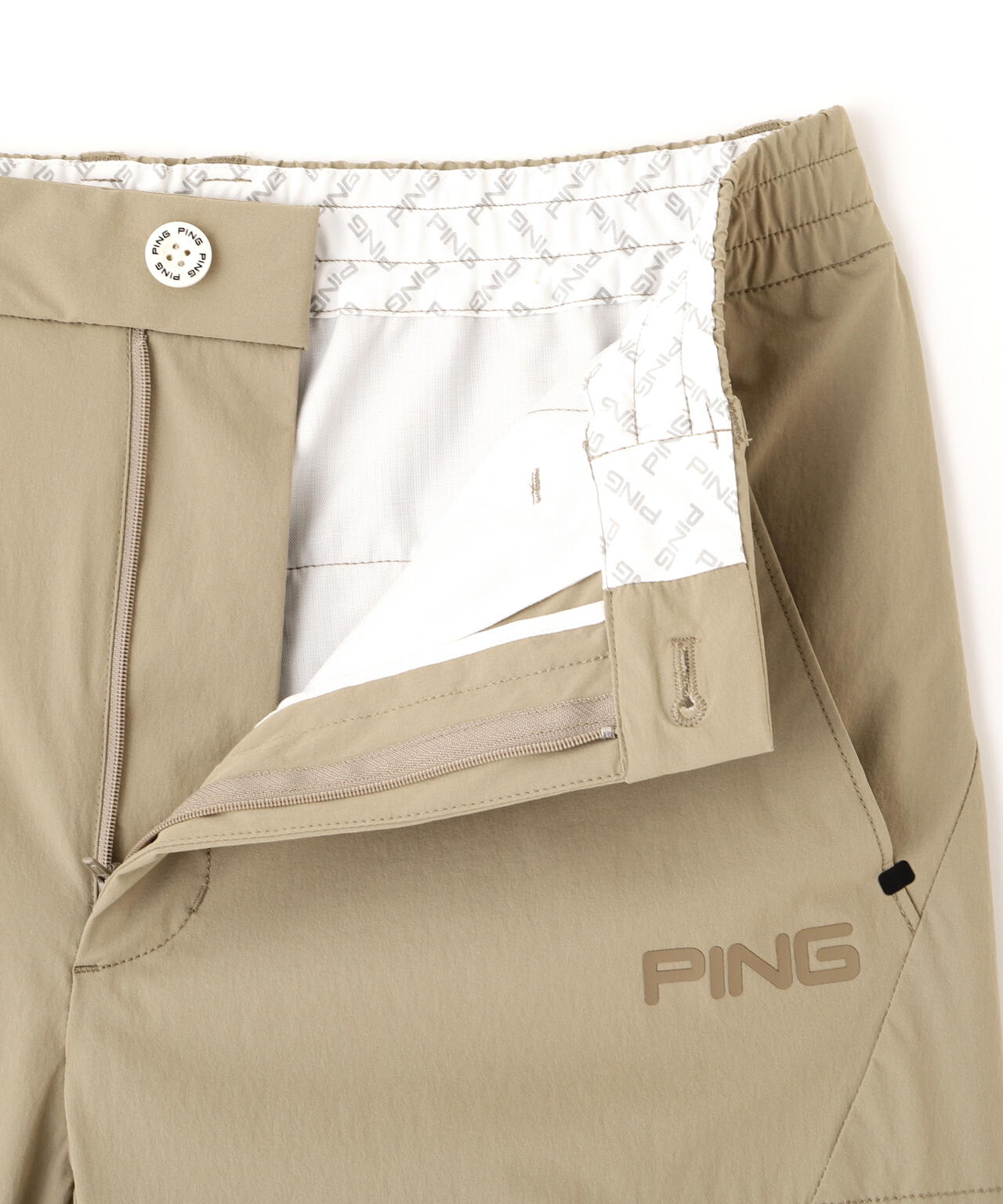 【PING APPAREL】ストレッチ冷感テーパードパンツ ＜GOLD＞ (MENS)