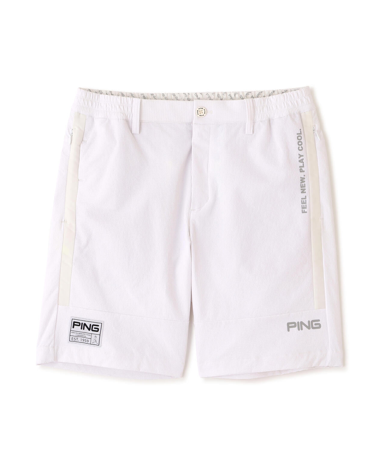 PING APPAREL】全方向ストレッチ 緯二重ショートパンツ ＜GOLD＞ (MENS