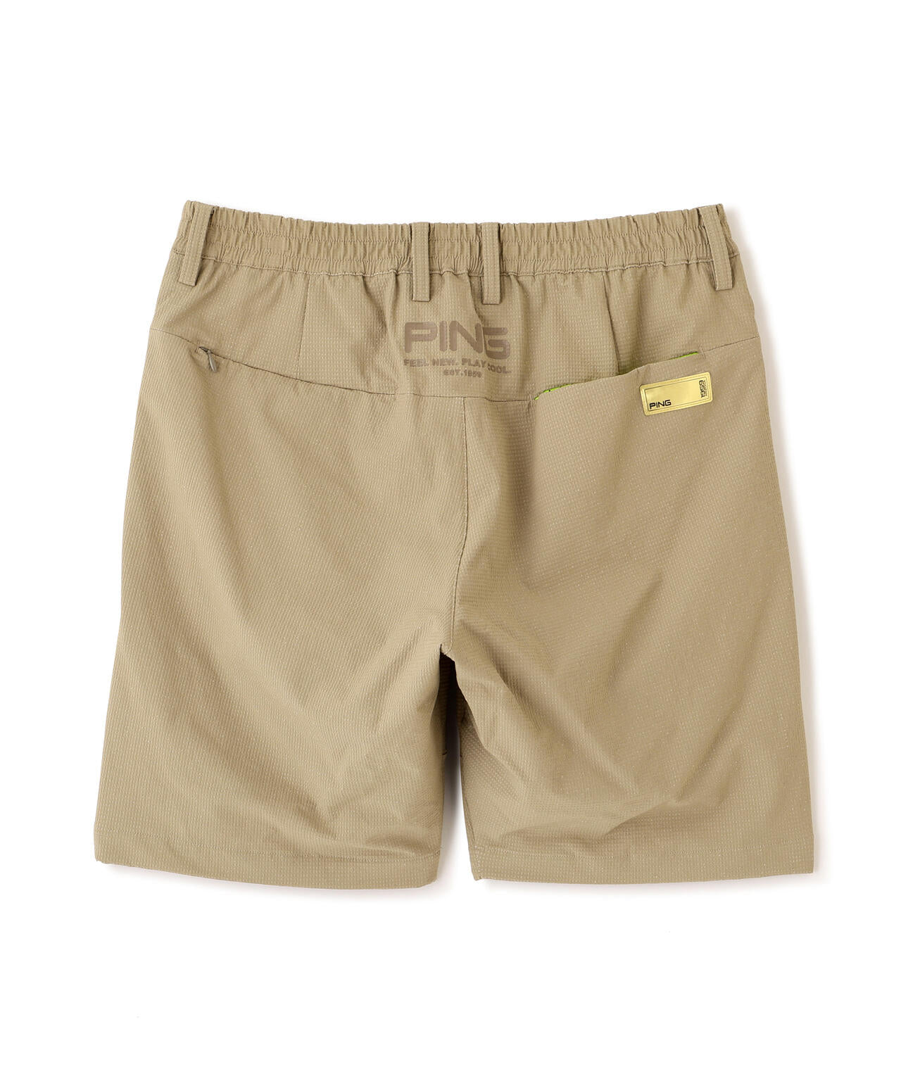 PING APPAREL】全方向ストレッチ 緯二重ショートパンツ ＜GOLD＞ (MENS