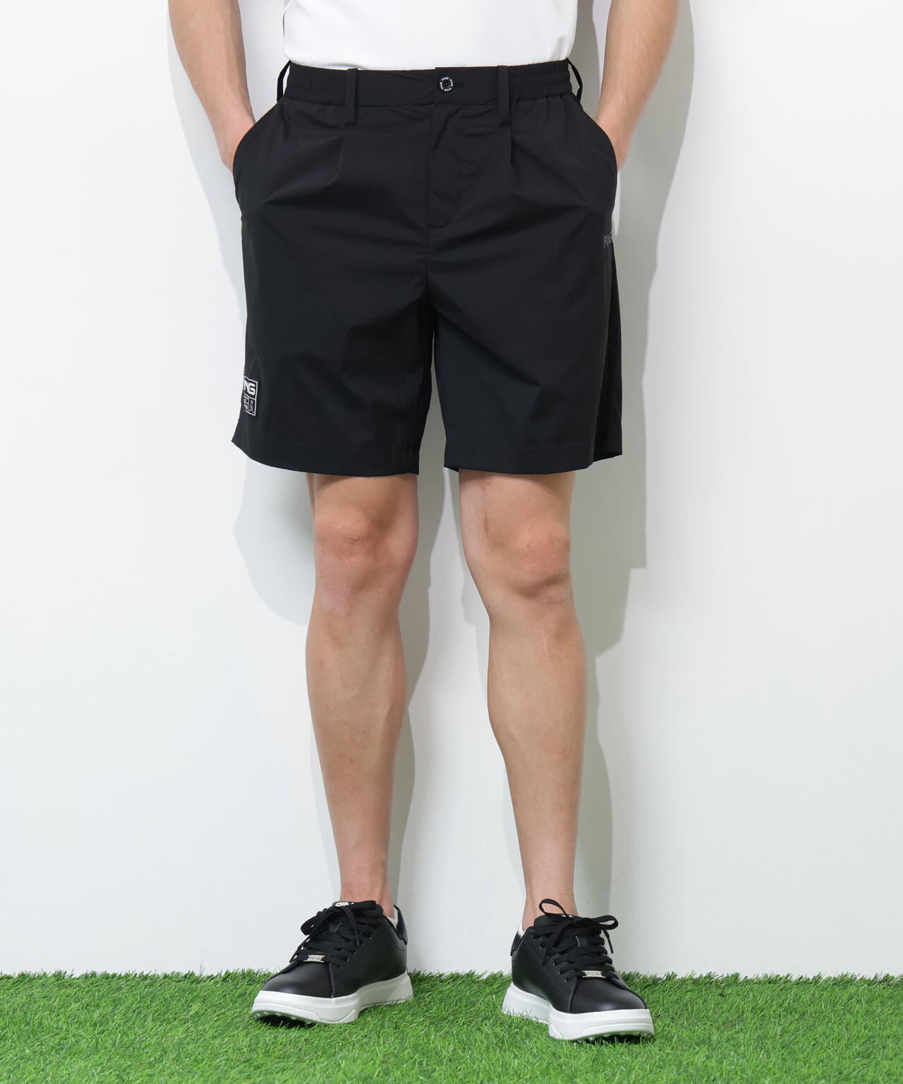 PING APPAREL】ドライタッチナイロンストレッチタフタショートパンツ