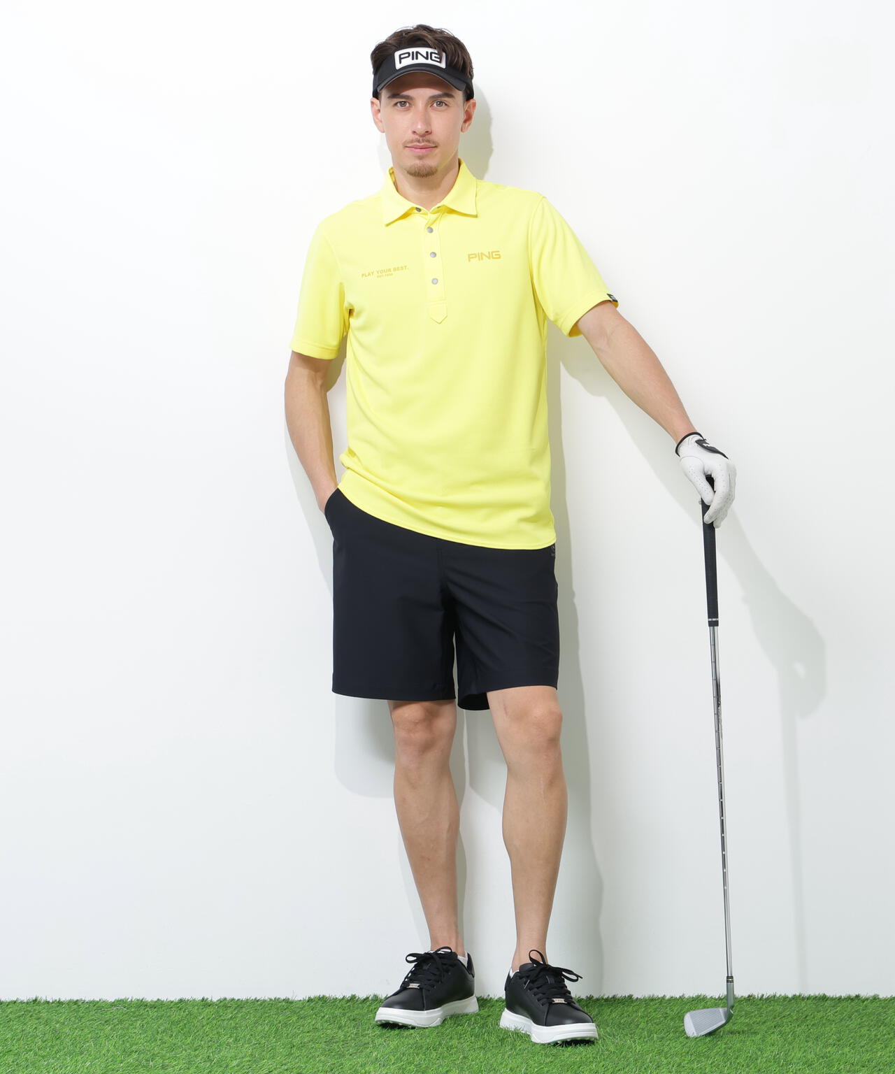 PING APPAREL】ストレッチドビーショートパンツ ＜PERFORMANCE＞ (MENS