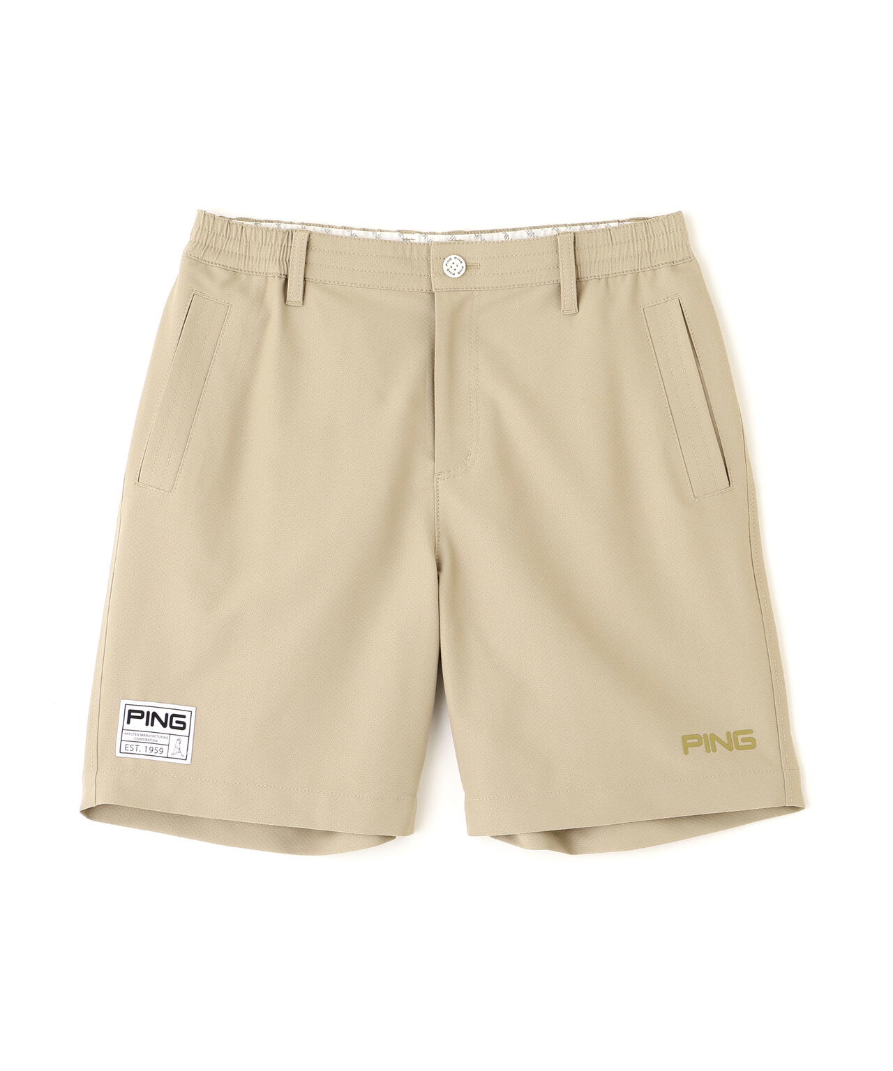 【PING APPAREL】ストレッチドビーショートパンツ ＜GOLD＞ (MENS)