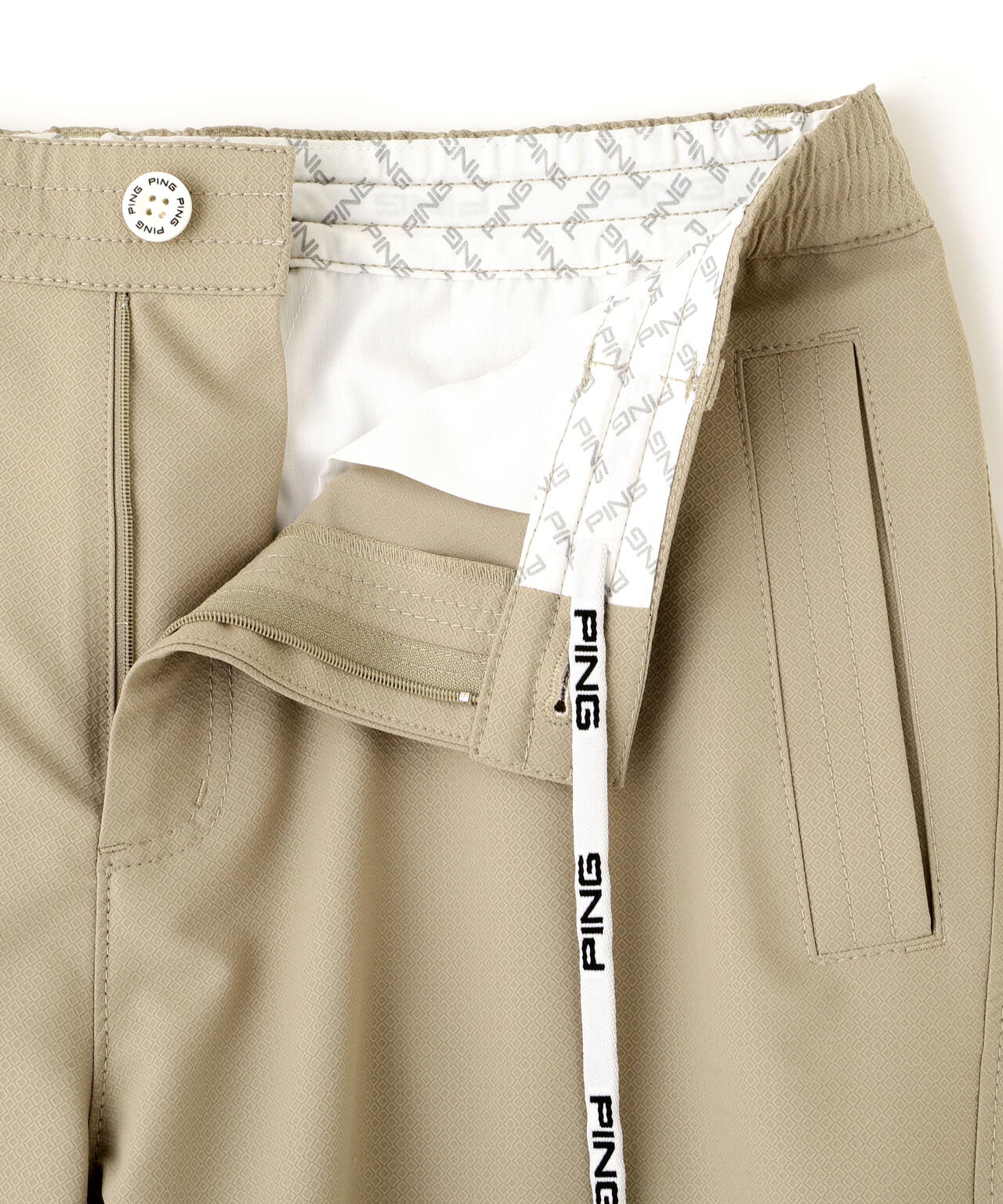 【PING APPAREL】ストレッチドビーショートパンツ ＜GOLD＞ (MENS)