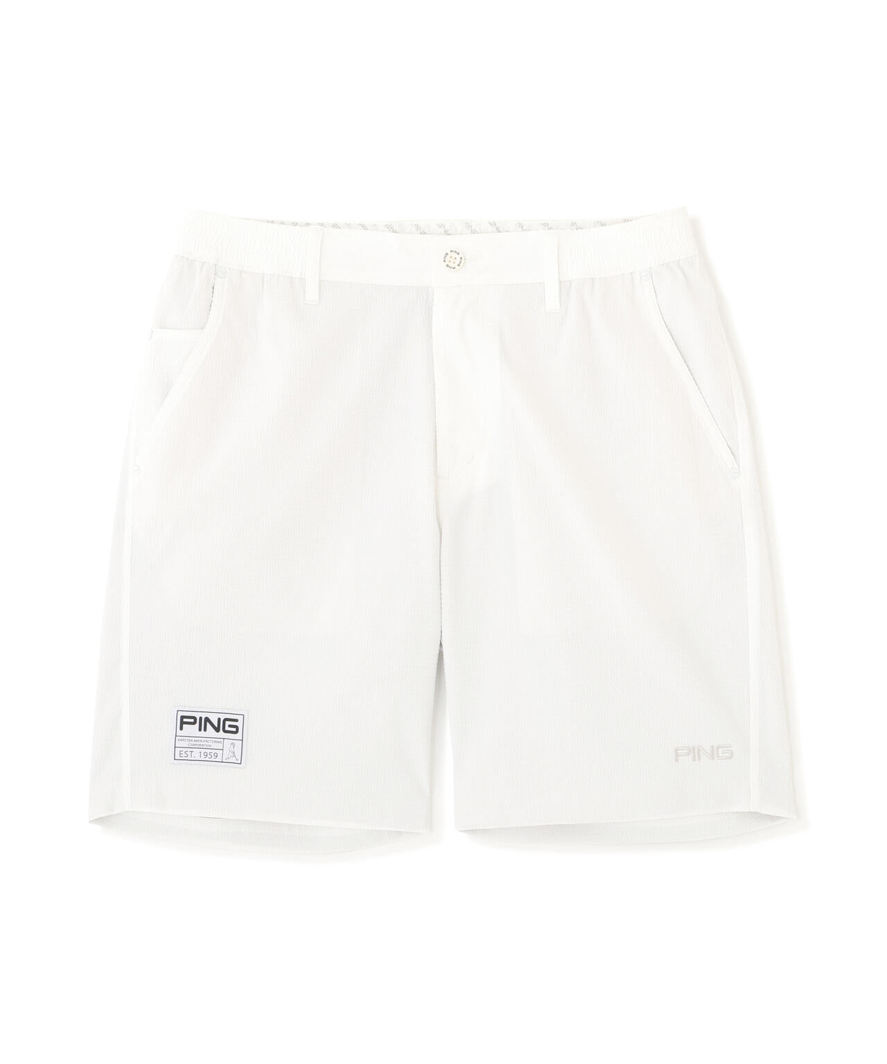 PING APPAREL】ストレッチサッカー5ポケットショートパンツ ＜GOLD
