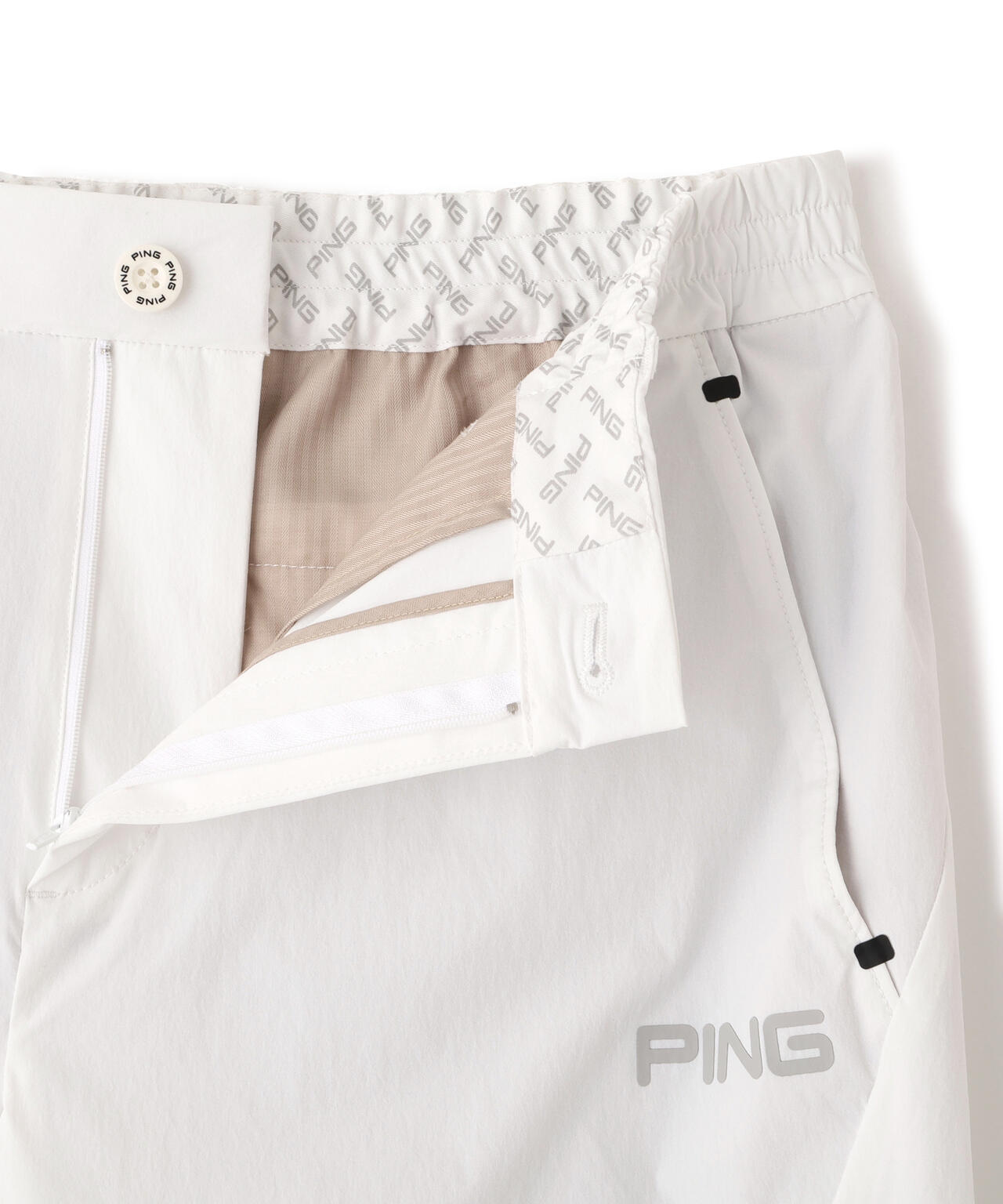 【PING APPAREL】ストレッチ冷感ショートパンツ ＜GOLD＞ (MENS)