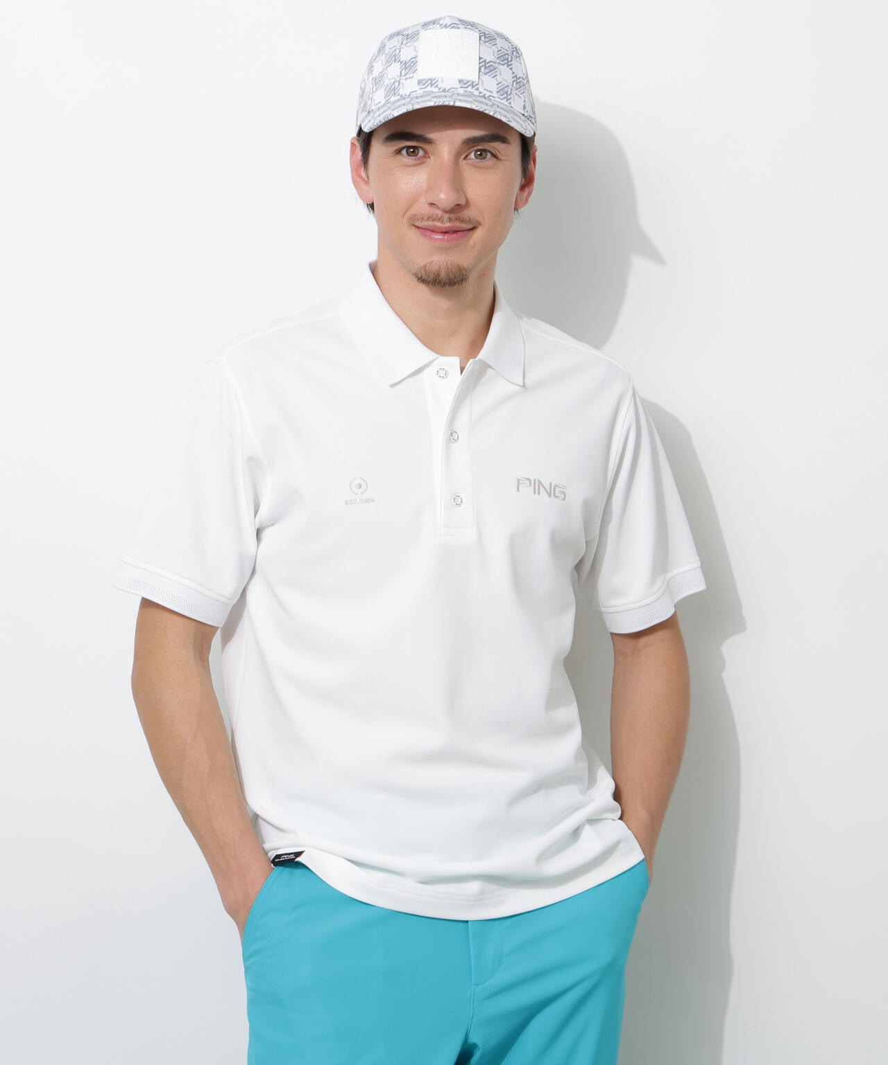 PING APPAREL】レイブロック半袖ポロシャツ ＜PERFORMANCE＞ (MENS