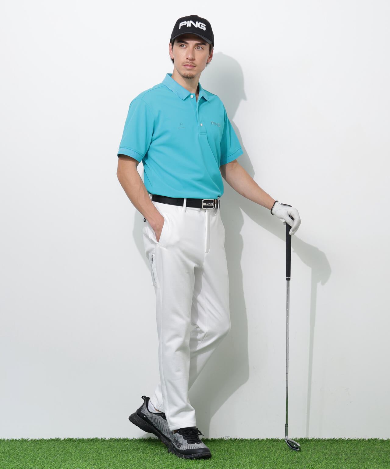 PING APPAREL】レイブロック半袖ポロシャツ ＜PERFORMANCE＞ (MENS