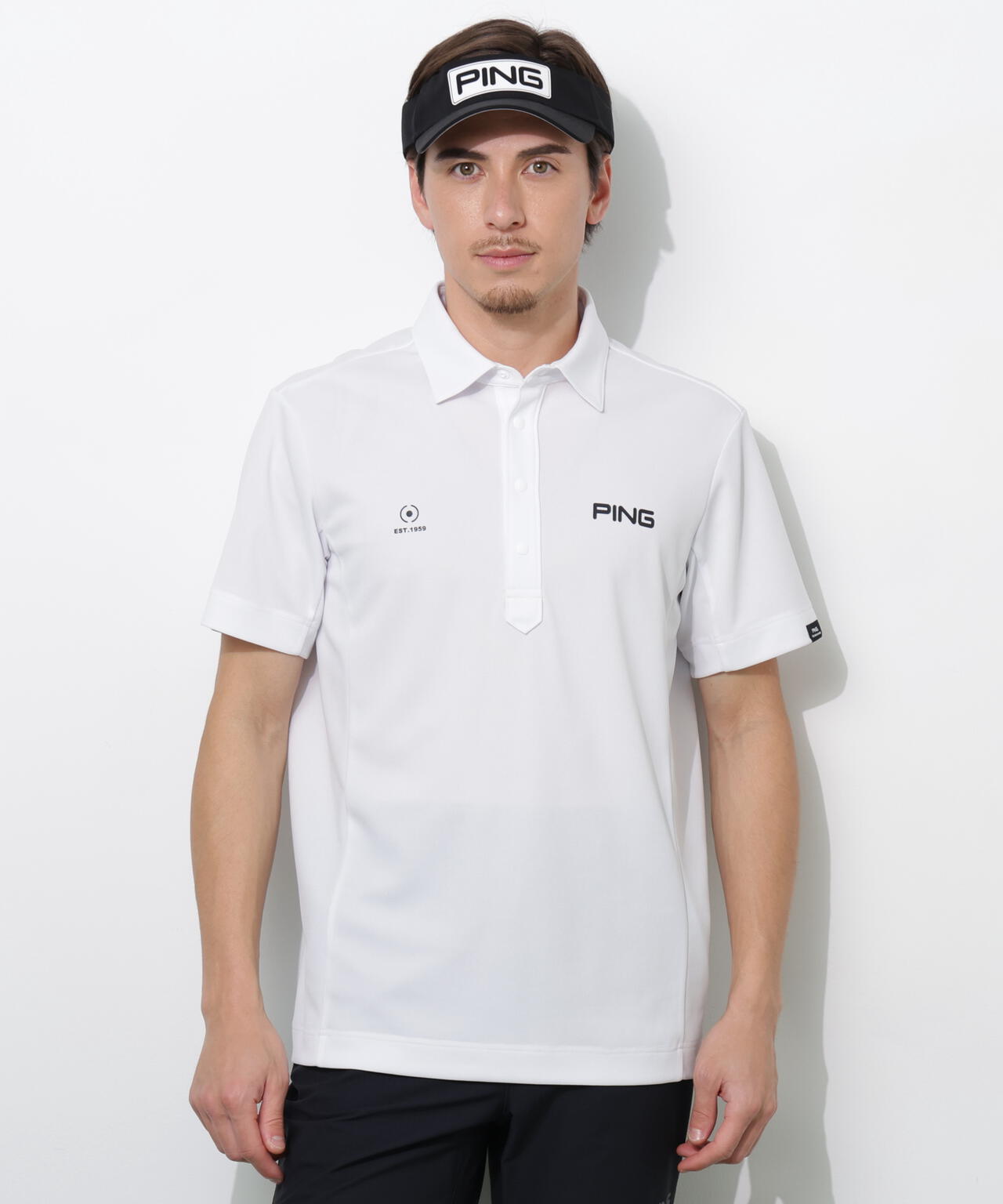 【PING APPAREL】エアロクールカノコ半袖ポロシャツ ＜PERFORMANCE＞ (MENS)