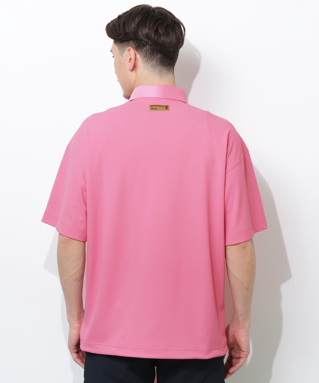 PING APPAREL】半袖カノコオーバーポロシャツ ＜GOLD＞ (MENS) | PING