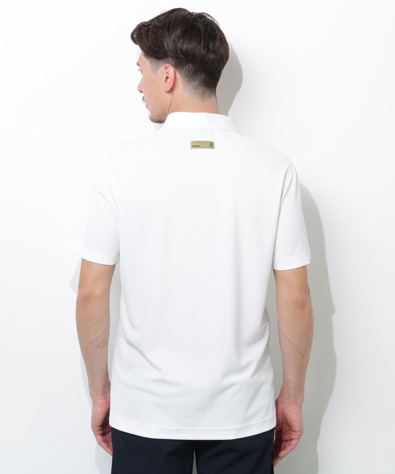 【PING APPAREL】サンベール×クールフローカノコ半袖ポロシャツ ＜GOLD＞ (MENS)