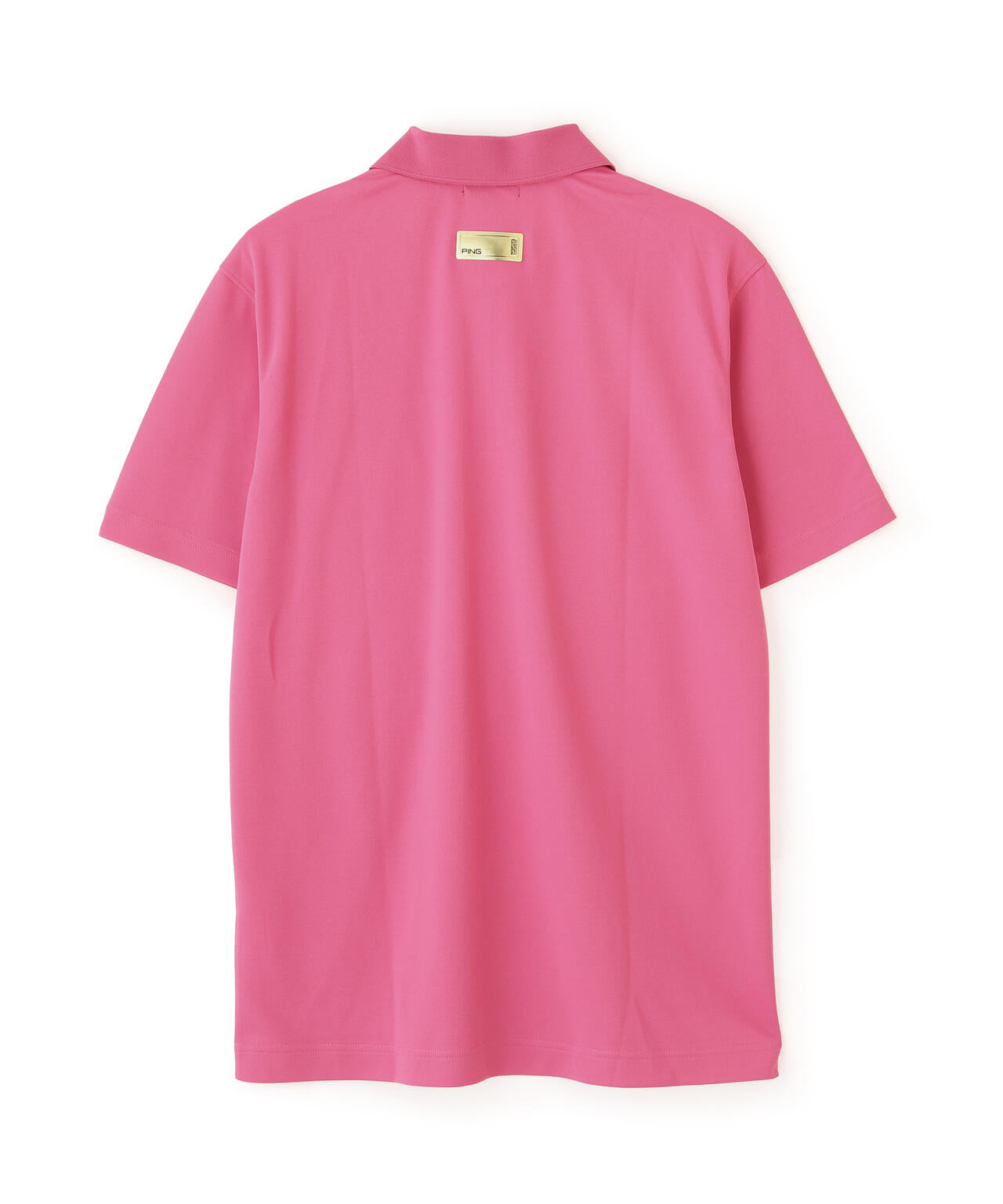 【日本製】PG MADE FOR GOLF ポロシャツ ピンク PING APPAREL】サンベール×クールフローカノコ半袖ポロシャツ ＜GOLD