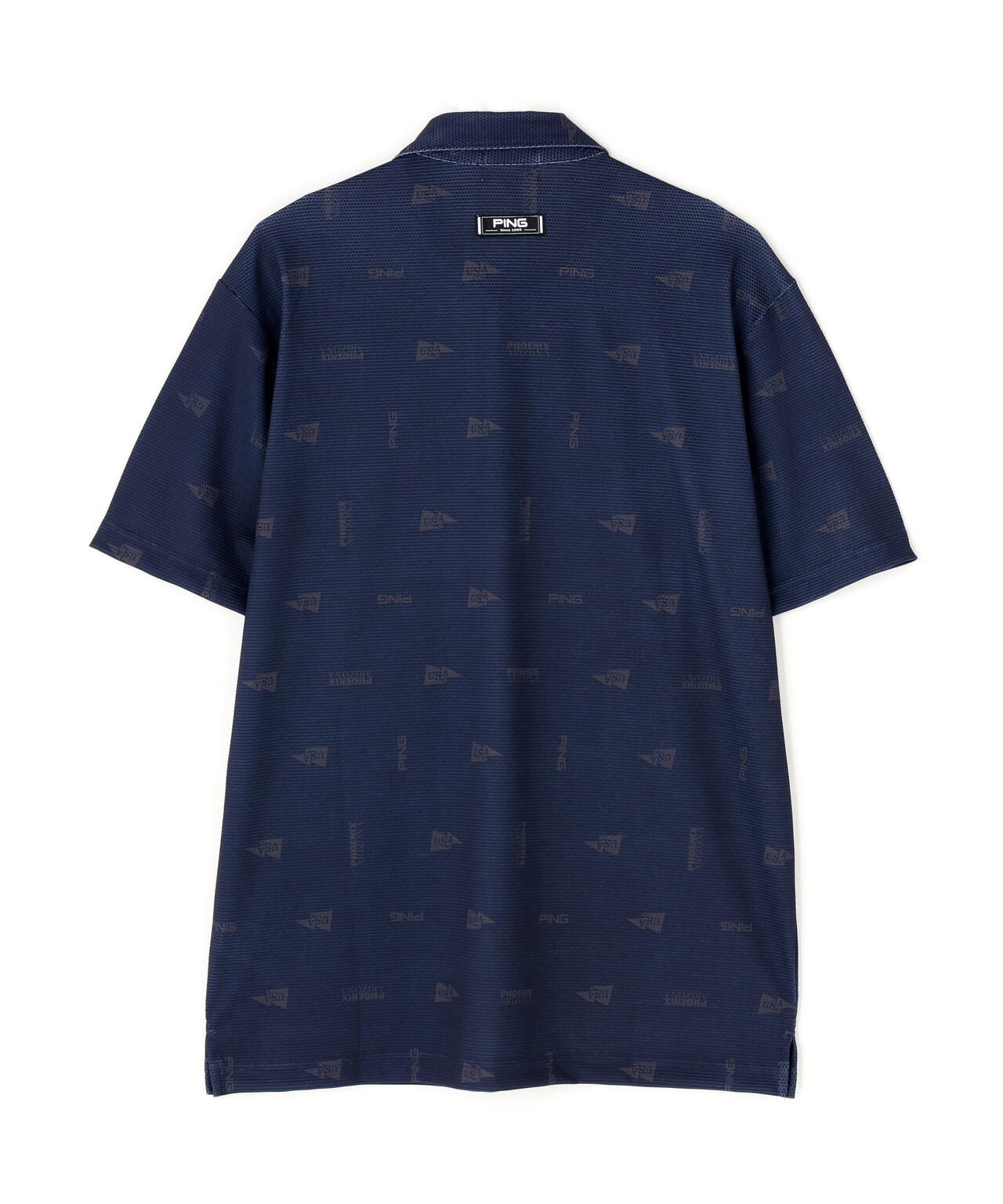 【PING APPAREL】ストレッチミニポップコーン半袖ポロシャツ ＜NATIVE＞ (MENS)