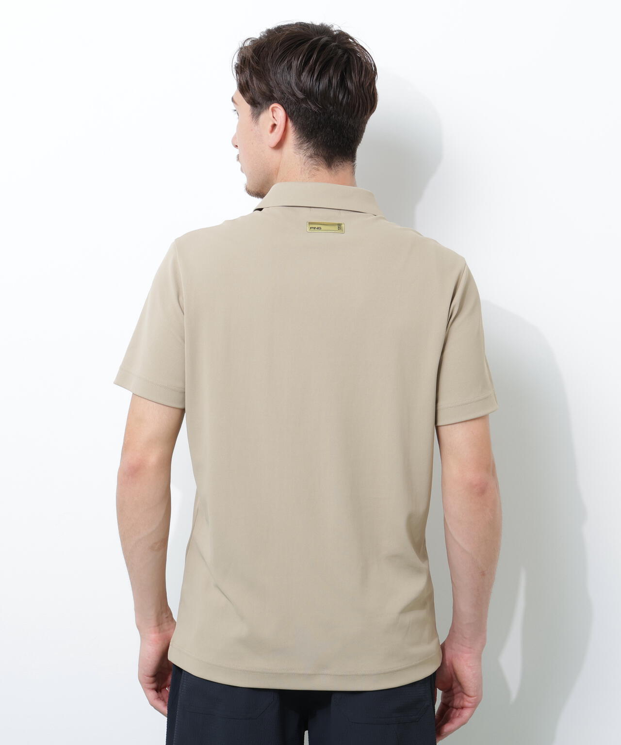 PING APPAREL】スーパーシェルター06半袖ポロシャツ ＜GOLD＞ (MENS
