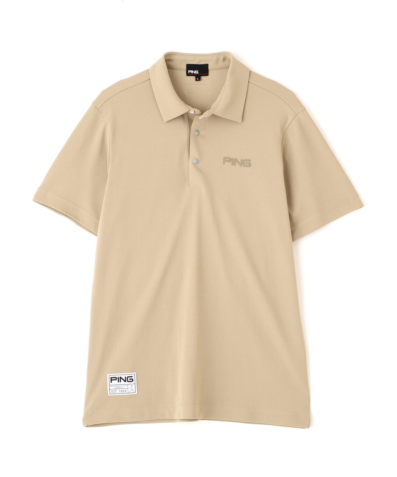 【PING APPAREL】スーパーシェルター06半袖ポロシャツ ＜GOLD＞ (MENS)