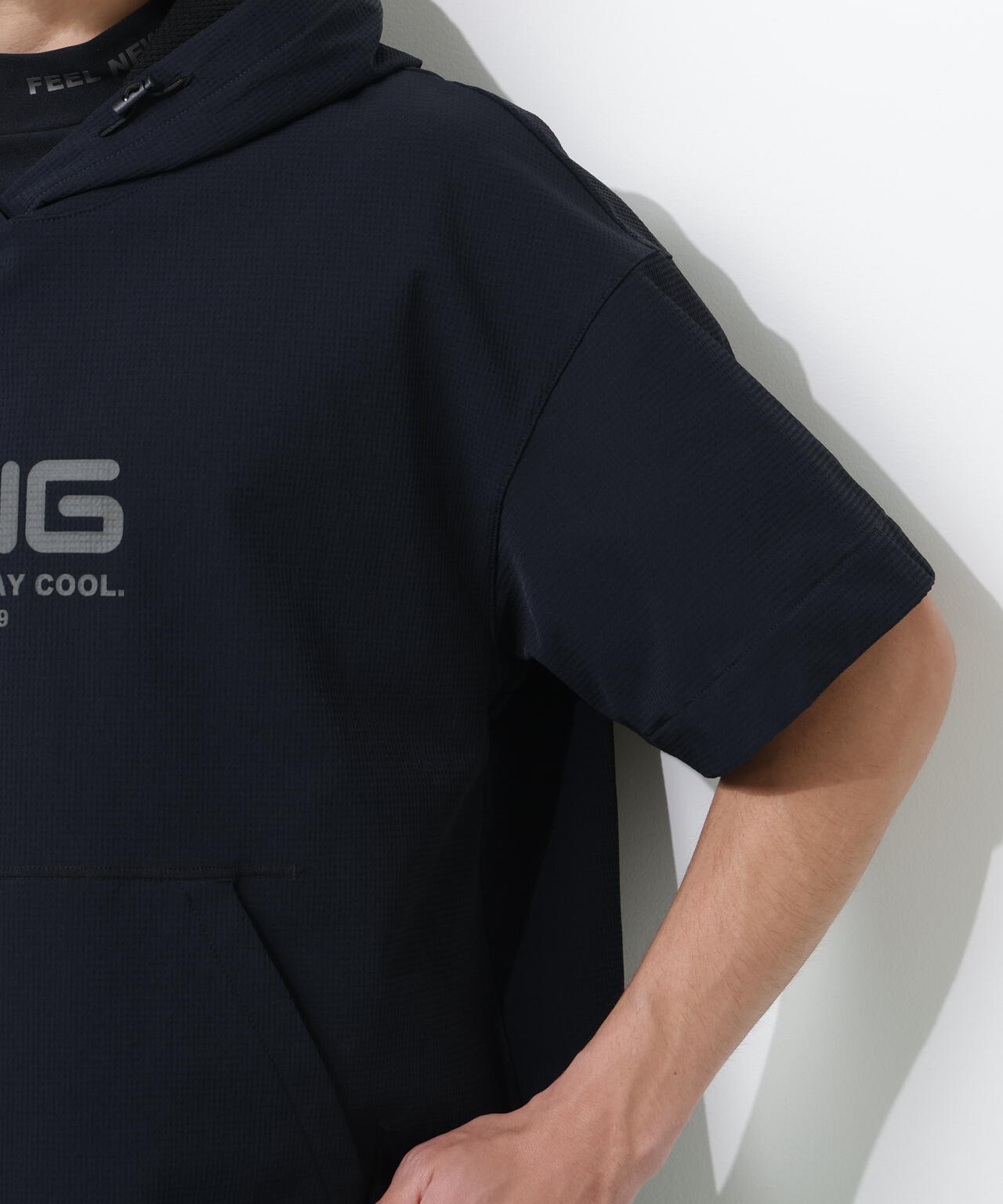 PING APPAREL】半袖フーディプルオーバー ＜GOLD＞ (MENS) | PING